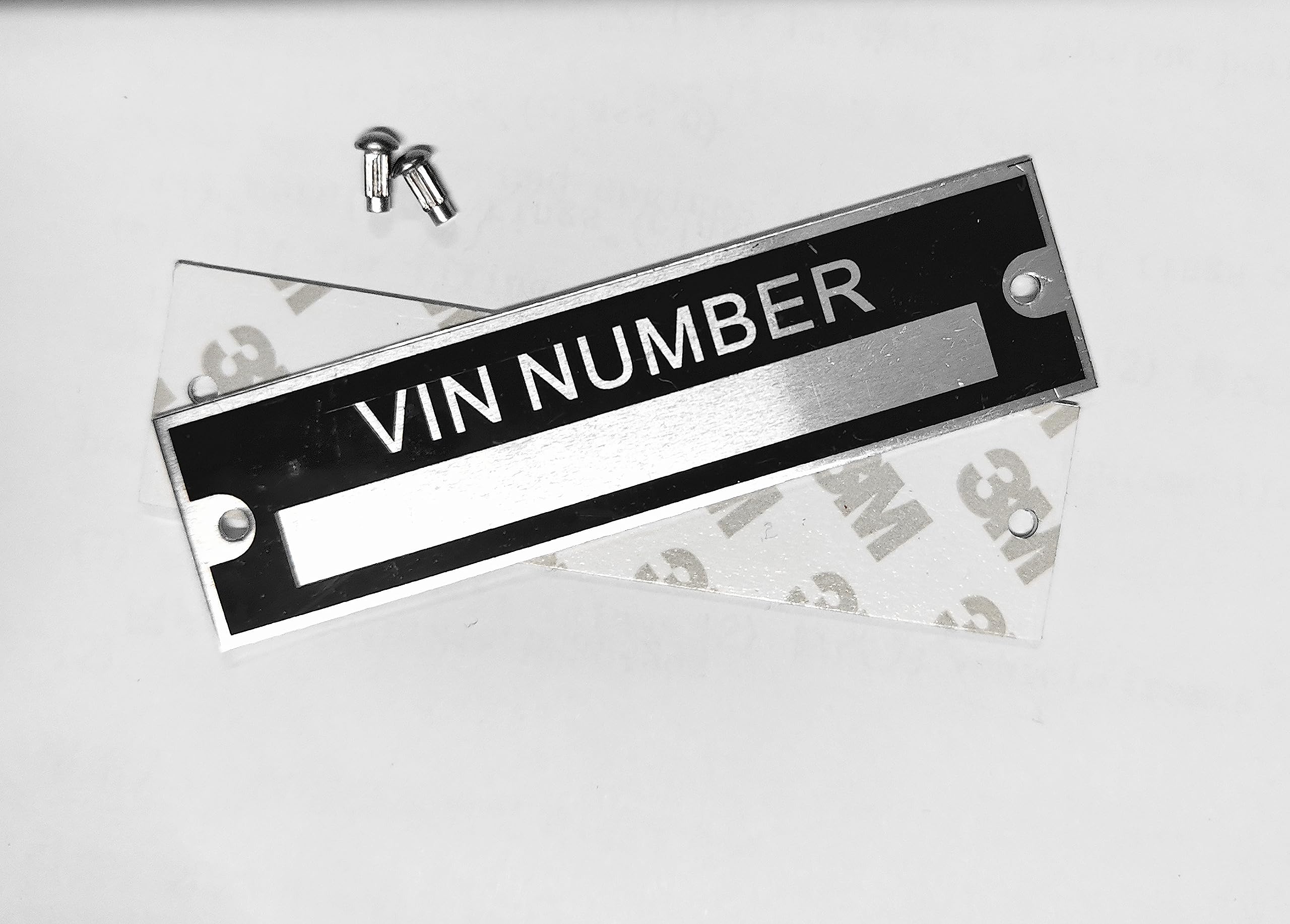 Simple Car Serial Number Vin Plate Blank Vin Plate For Trailer