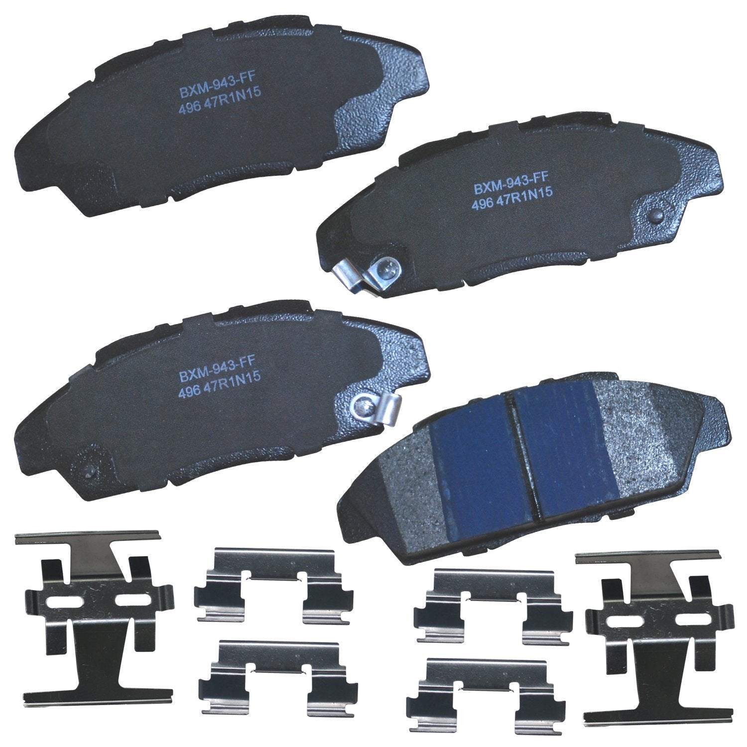 Bendix Premium Sbm496 Semi-Metallic Front Brake Pads For Honda Accord 1993-1990