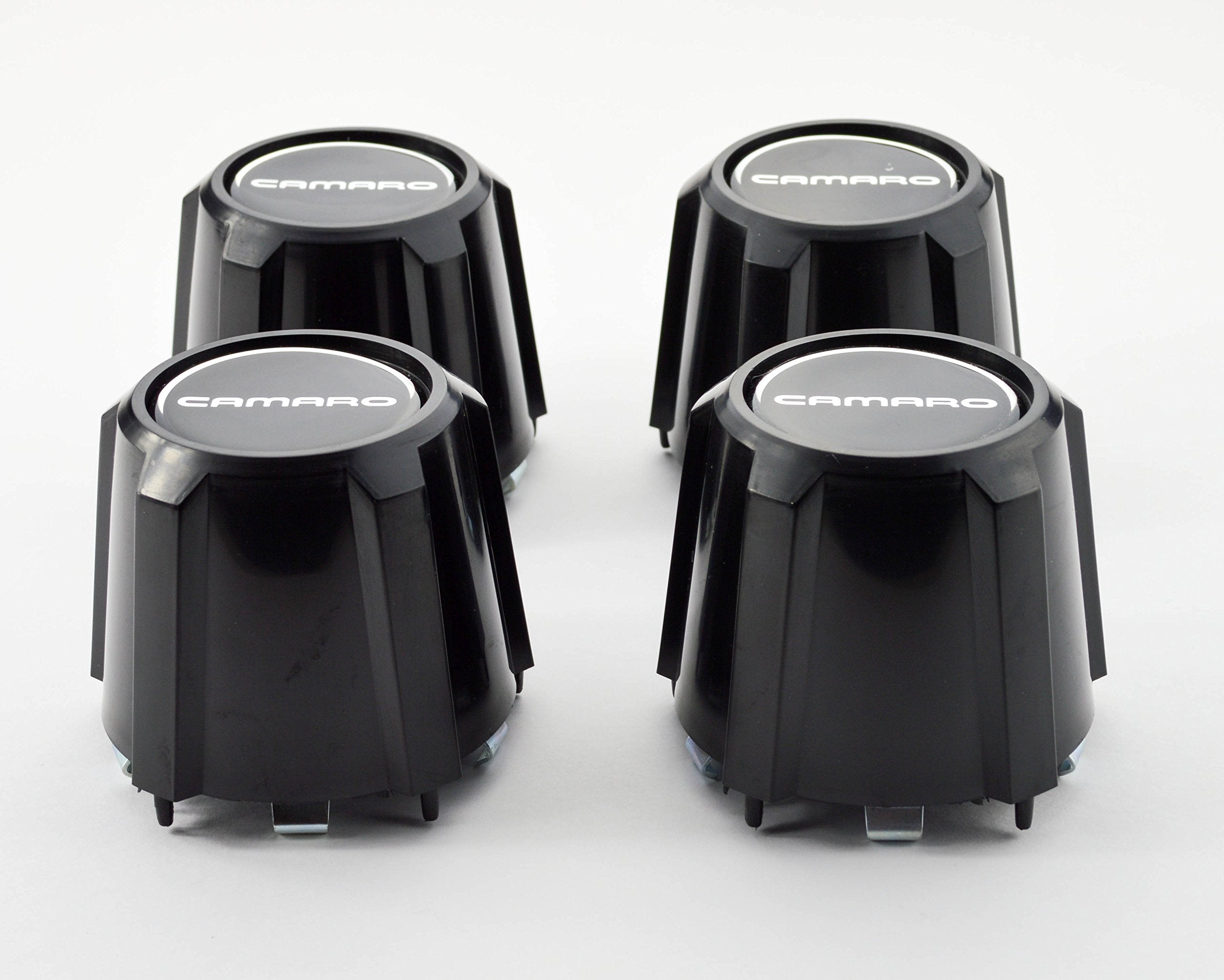 General Motors Gm Restoration Set Of 4 New Black 15 Inch 5 Star Aluminum Wheel Hub Center Caps Replacements For 82-92 Chevrolet Camaro Z28 Rs