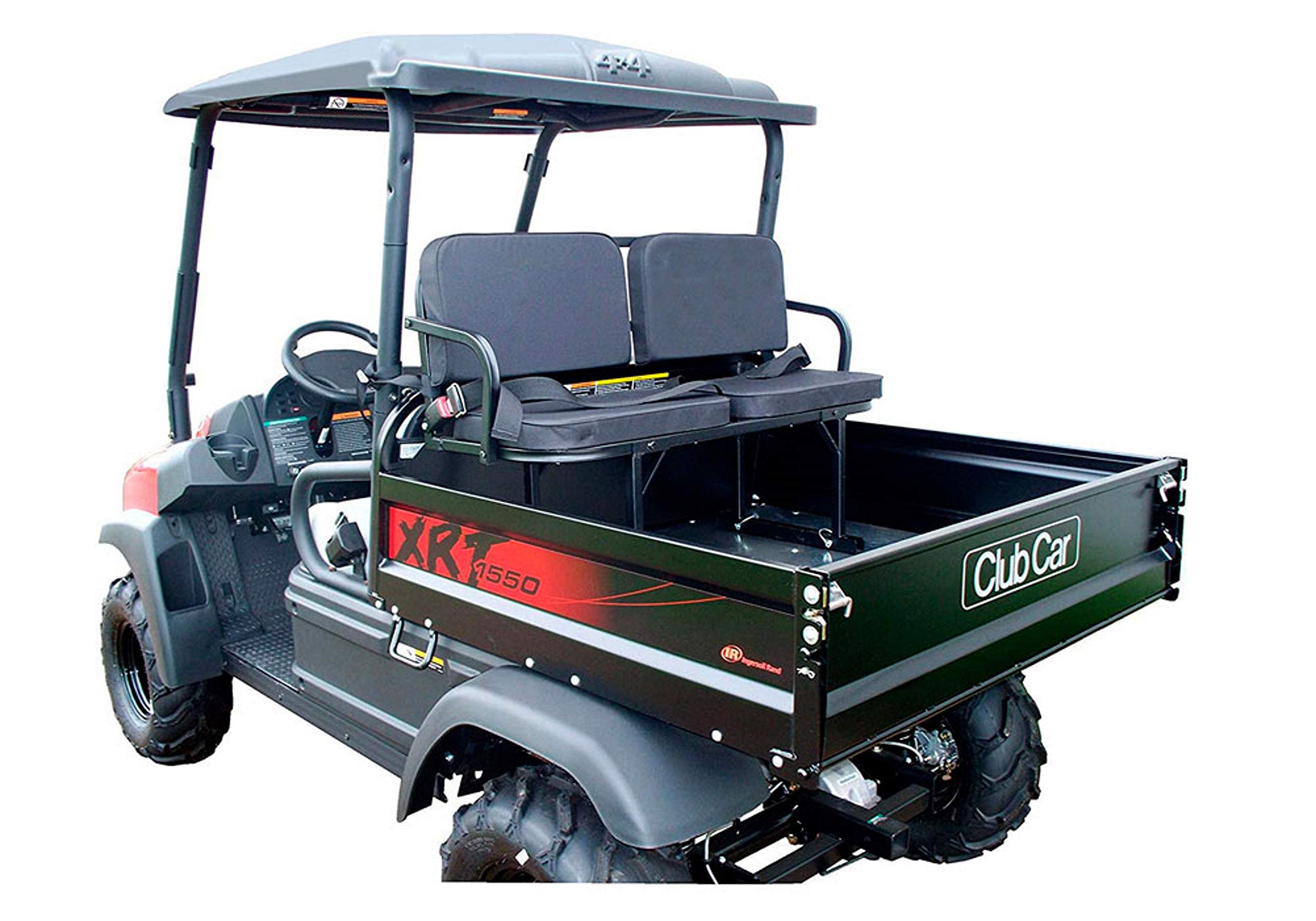 Great Day Deluxe Rumble Seat for UTVs - 350 lbs Capacity, Black, UVDRS200BL, Fits 30"x30"x12" Beds