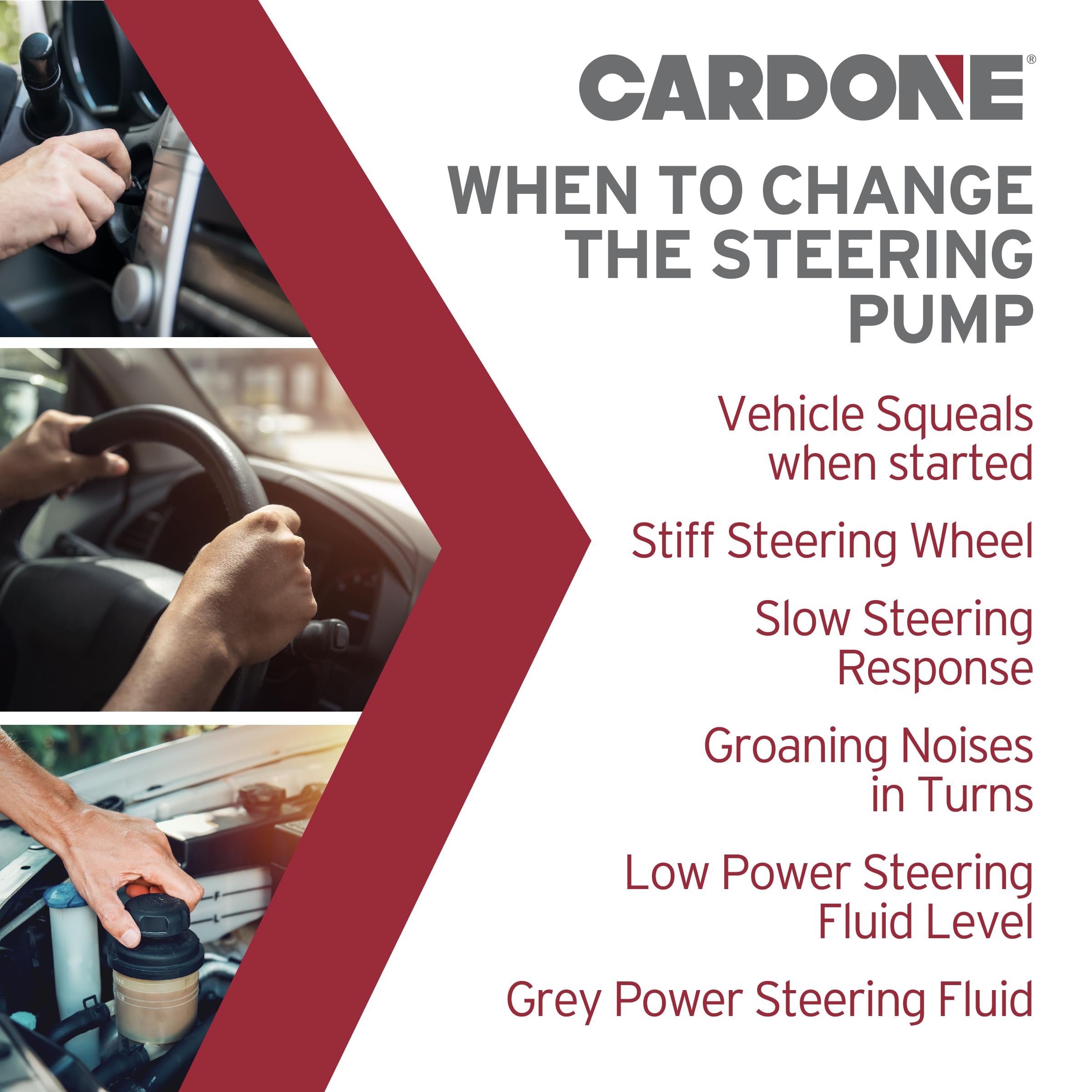 Cardone 20-312P1 Remanufactured Power Steering Pump Without Reservoir (Renewed)