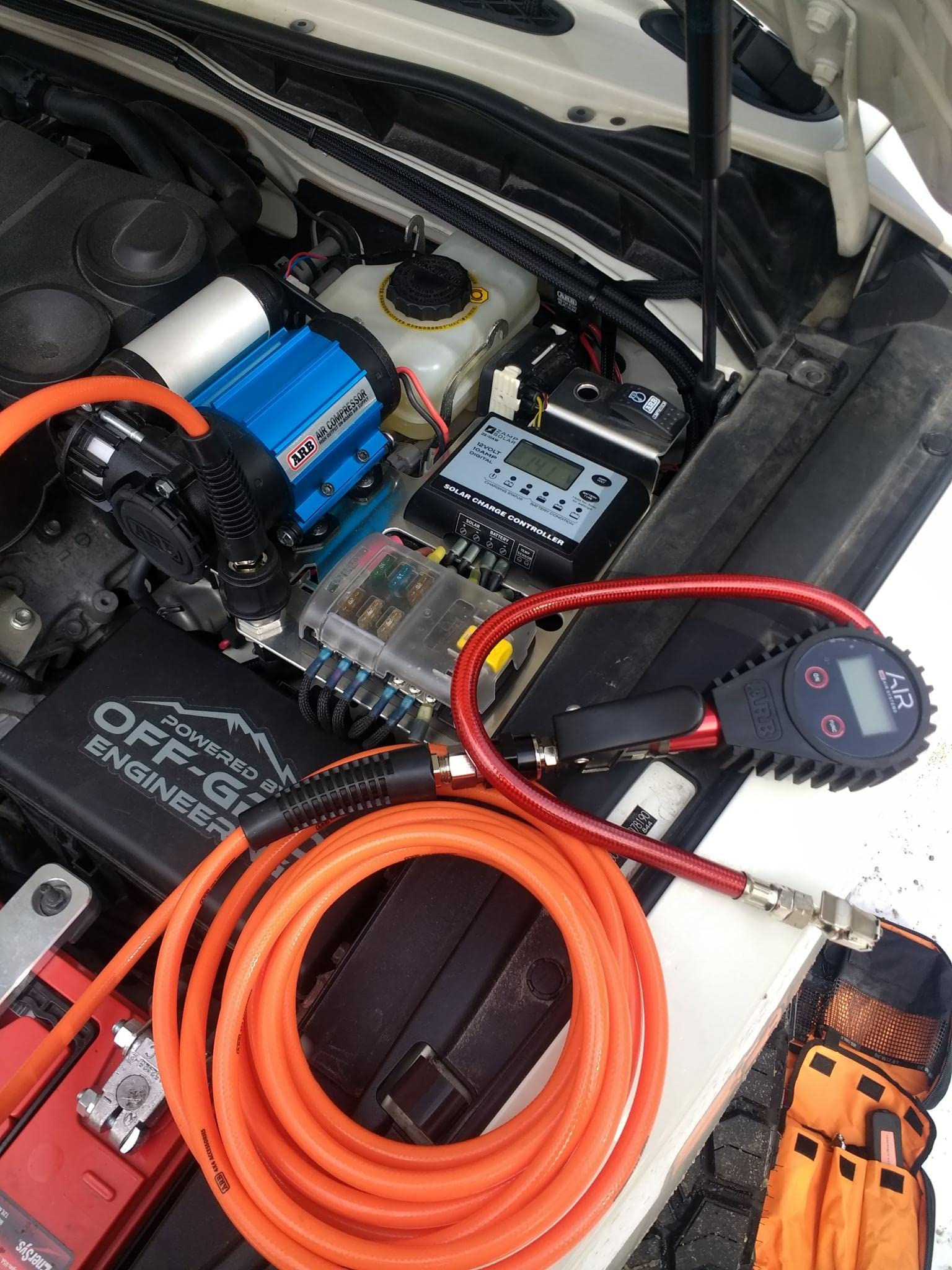 Arb 171302 V2 Portable Tire Inflation Kit, Includes High-Temperature Air Hose 23 Foot And Redesigned Accessories Kit, Quick Fitt