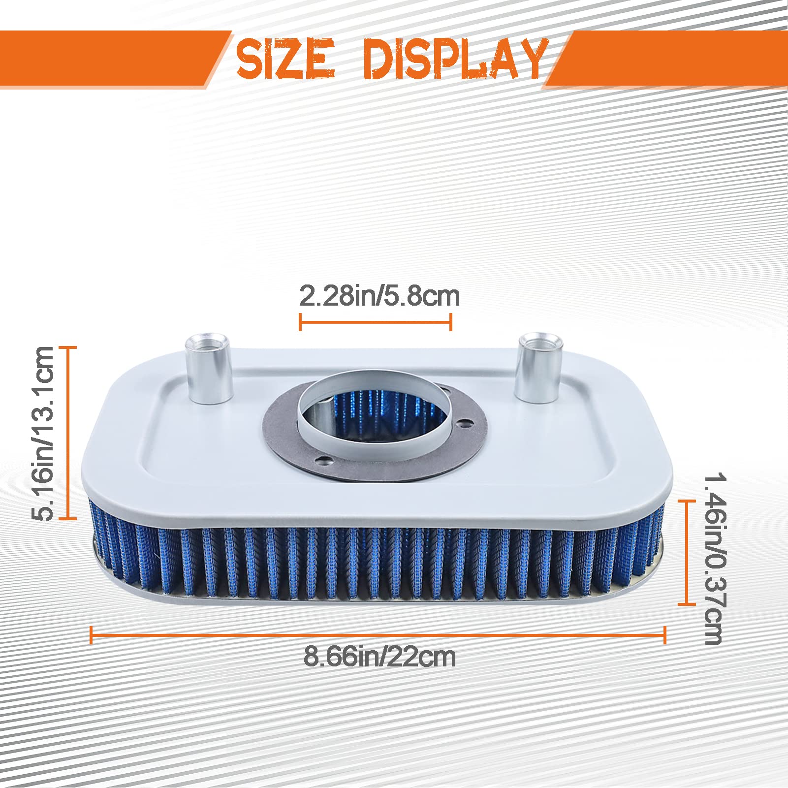 29331-04 HD-8834 Air Filter Replacement for Harley Davidson Sportster XL883 XL883R XL883C XL883L XL883N XL1200L XL1200N XL1200C