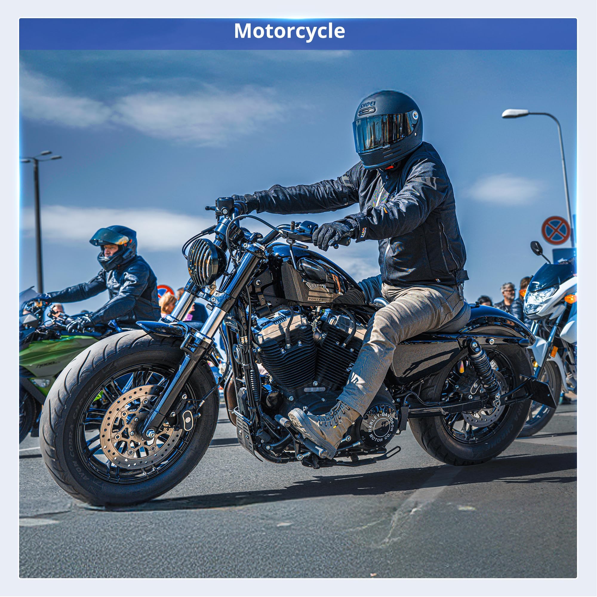 Tykool Ytx14L-Bs 3X Cranking Amps,5X Life, Lithium Lifepo4 Motorcycle Battery,12V 8Ah,480Cca,Digital Readout, Built In Bms,Power