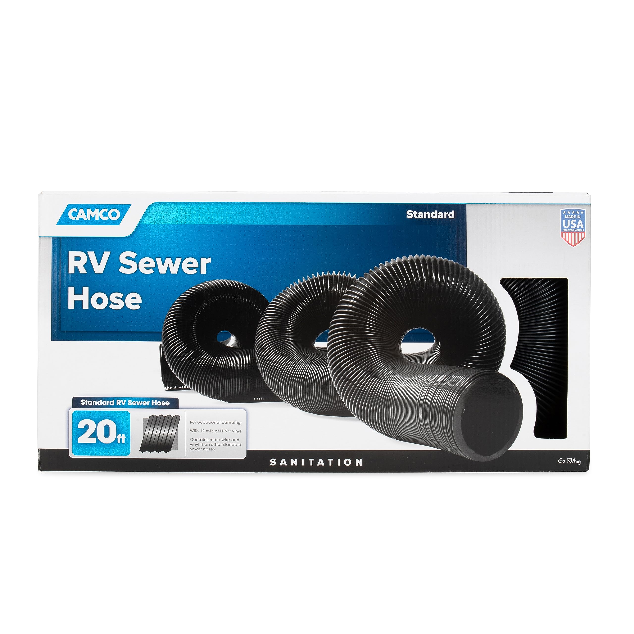 Rv Std Sewer Hose 20'(Pack Of 1)