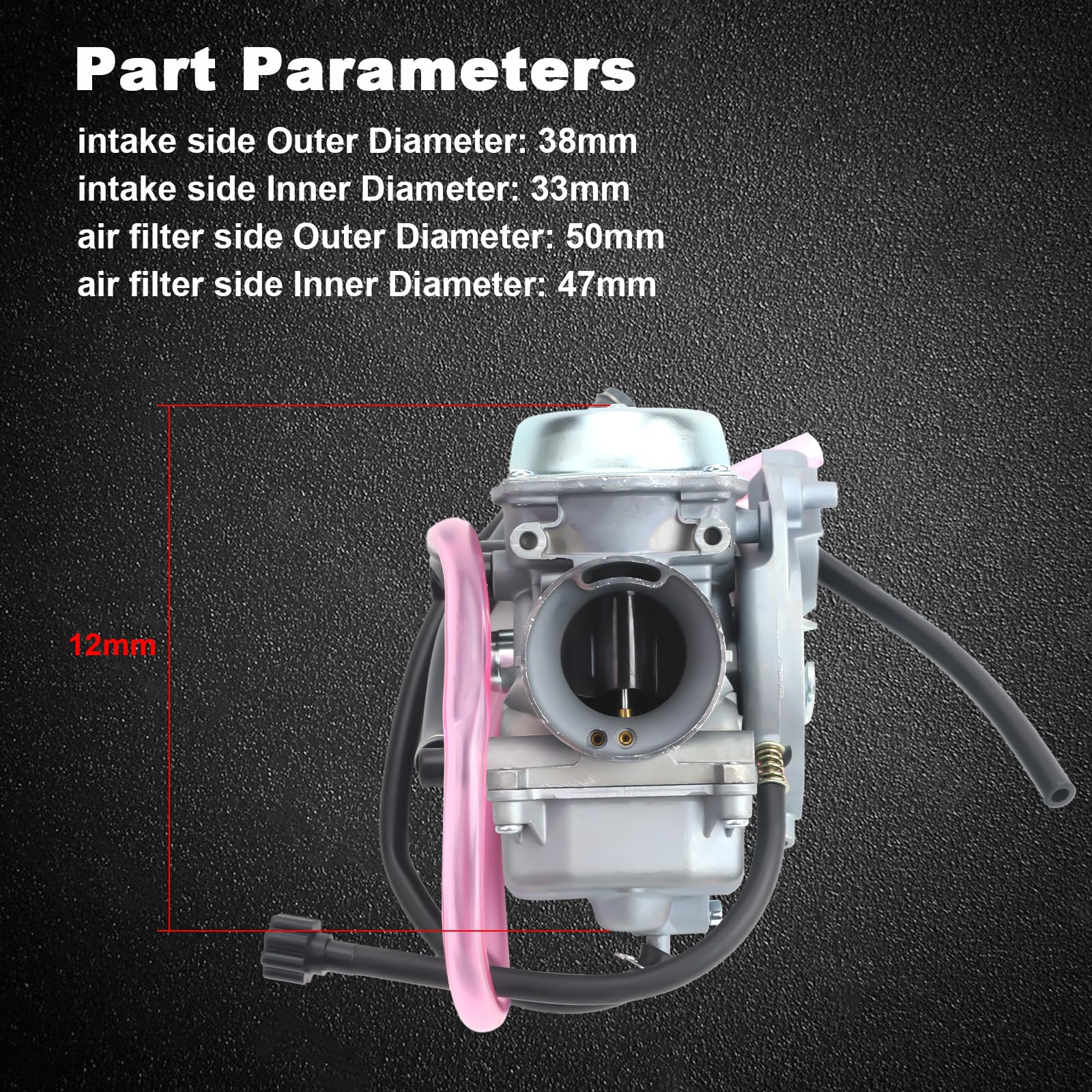 Carburetor For Arctic Cat 250 2002-2005, Arctic Cat 300 2001-2005, Replace# 0470-448 0470-387