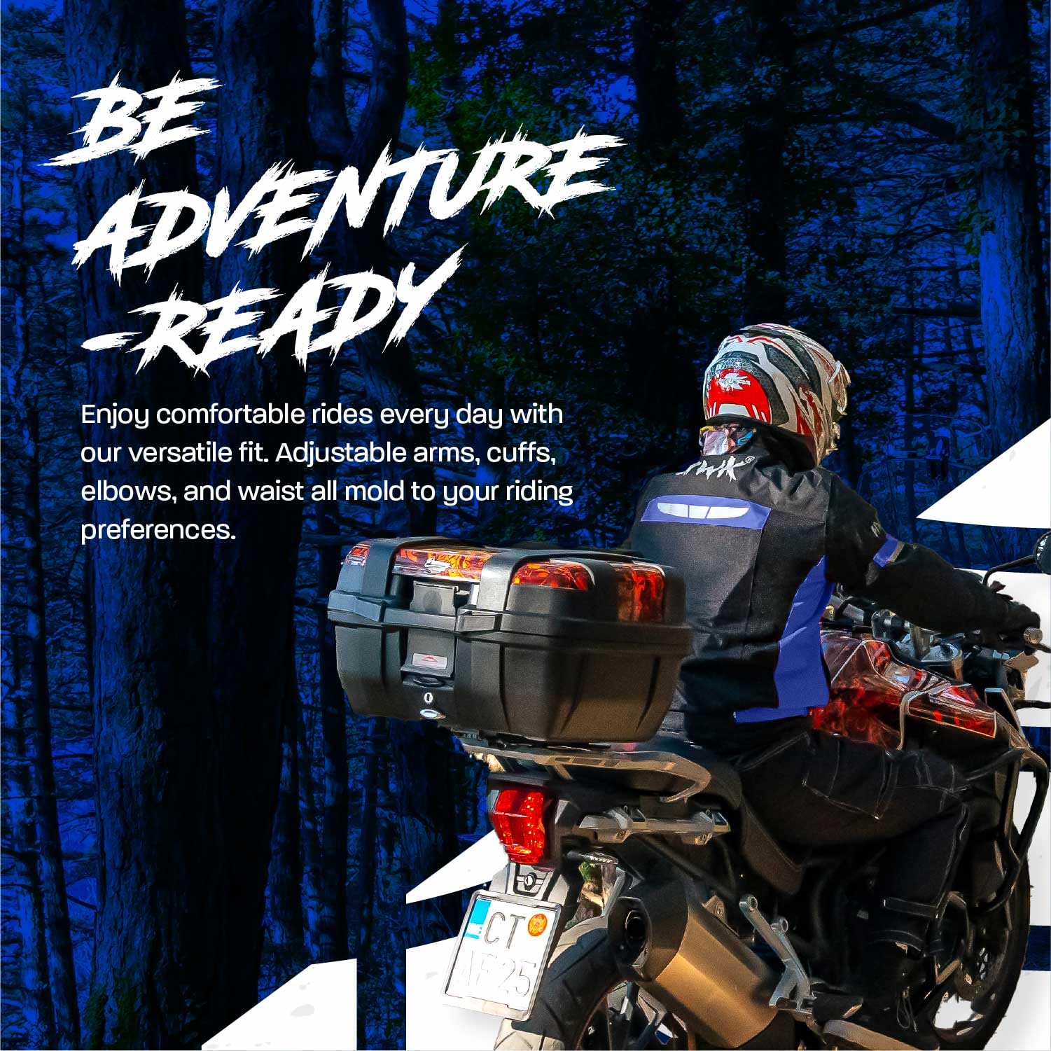 HWK Mesh Motorcycle Jacket Riding Air Motorbike Jacket Biker CE Armored Breathable (Medium, Blue) - Motorcycle Armor