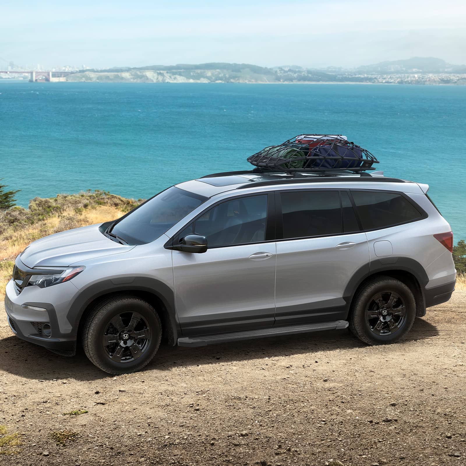 Othowe 5.5Inch Aluminum Side Steps Running Boards Compatible With 2011-2021 Jeep Grand Cherokee. Step Bars Rock Sliders.