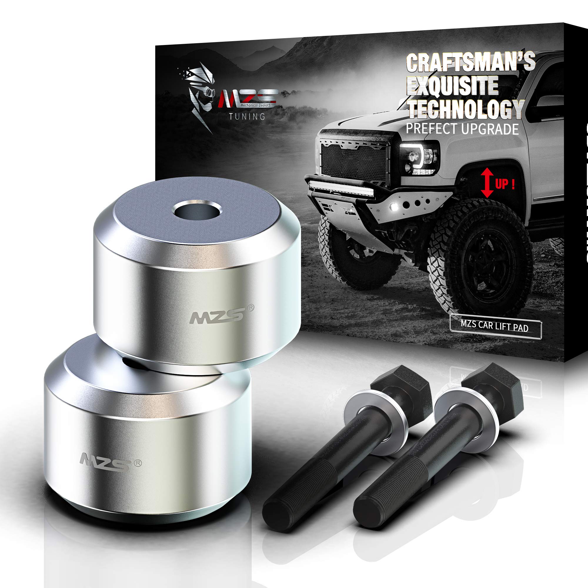 Mzs 2.5' Leveling Kit Front Coil Spring Suspension Lift Strut Spacers Compatible With 2005-2025 F250 F350 Super Duty 4Wd