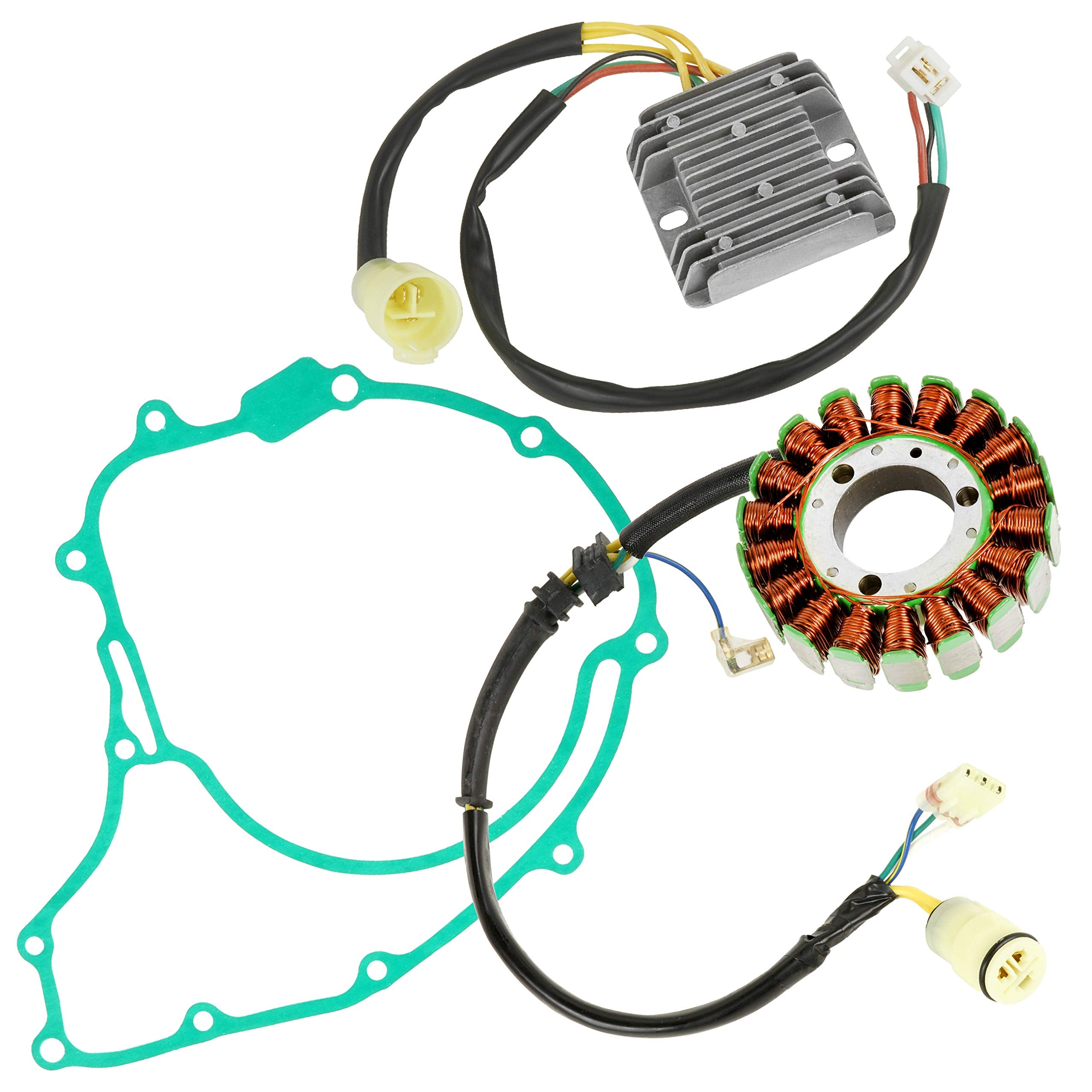 Caltric Stator & Regulator & Gasket Compatible With Honda Trx300 Trx-300 Fourtrax 300 1988-1992