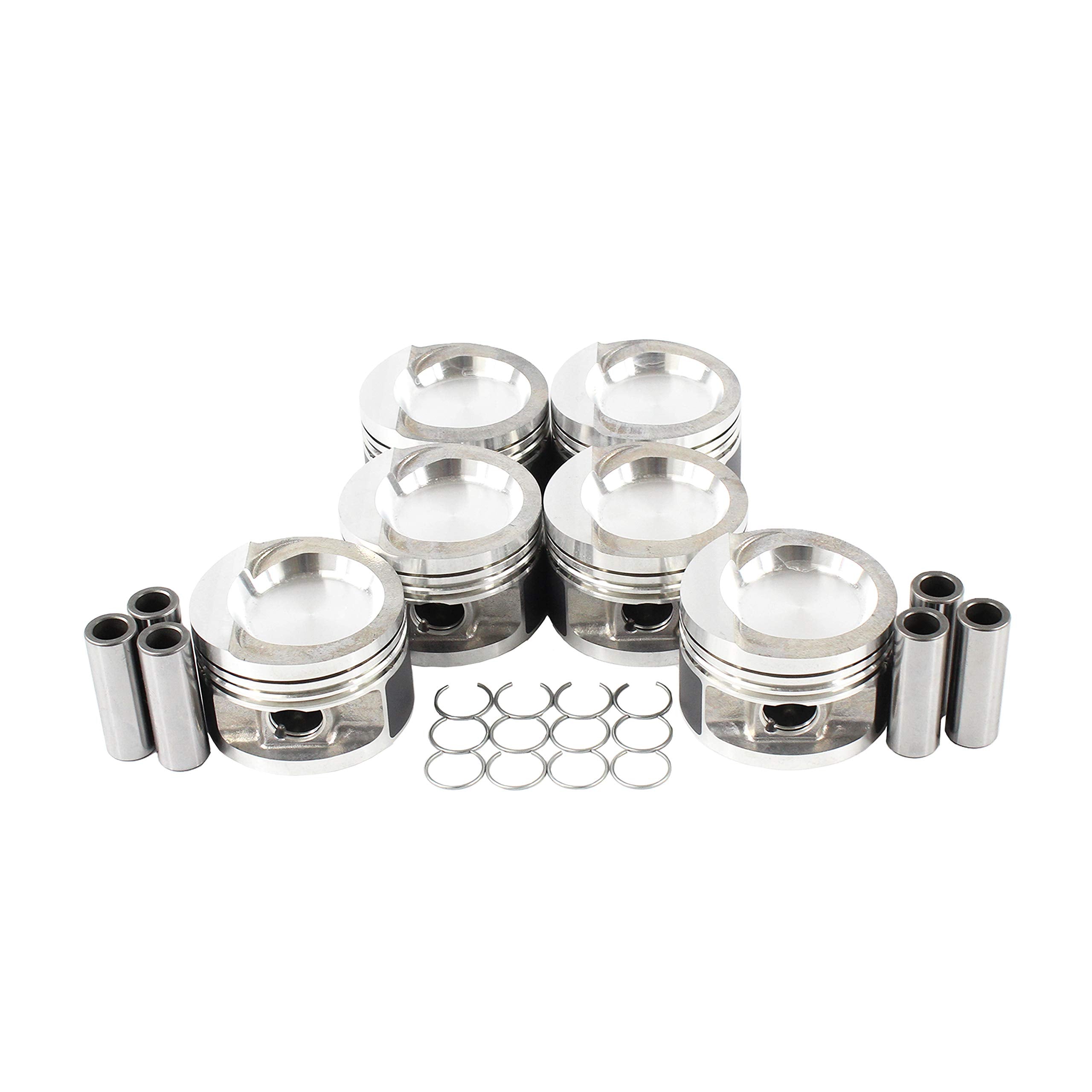 Dnj P815.20 Oversize Piston Set For 1992-2005 / Volkswagen/Corrado, Eurovan, Golf, Jetta, Passat / 2.8L / Dohc, Sohc / V6 / 12V, 24V / 2792Cc / Aaa, Aes, Afp, Bdf