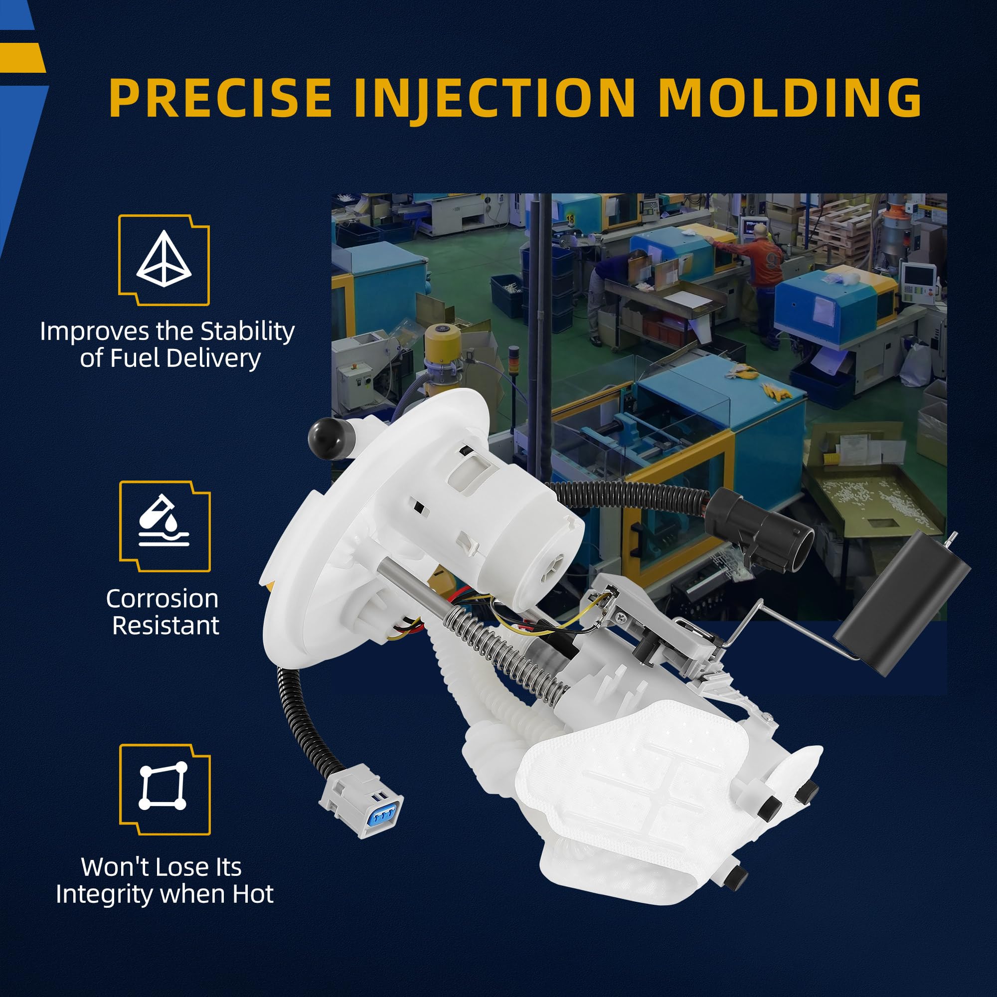 DWVO Fuel Pump Compatible with 2006 2007 2008 2009 Ford Explorer 4.0L V6 4.6L V8, 2007-2009 Ford Explorer Sport Trac 4.0L V6 4.6