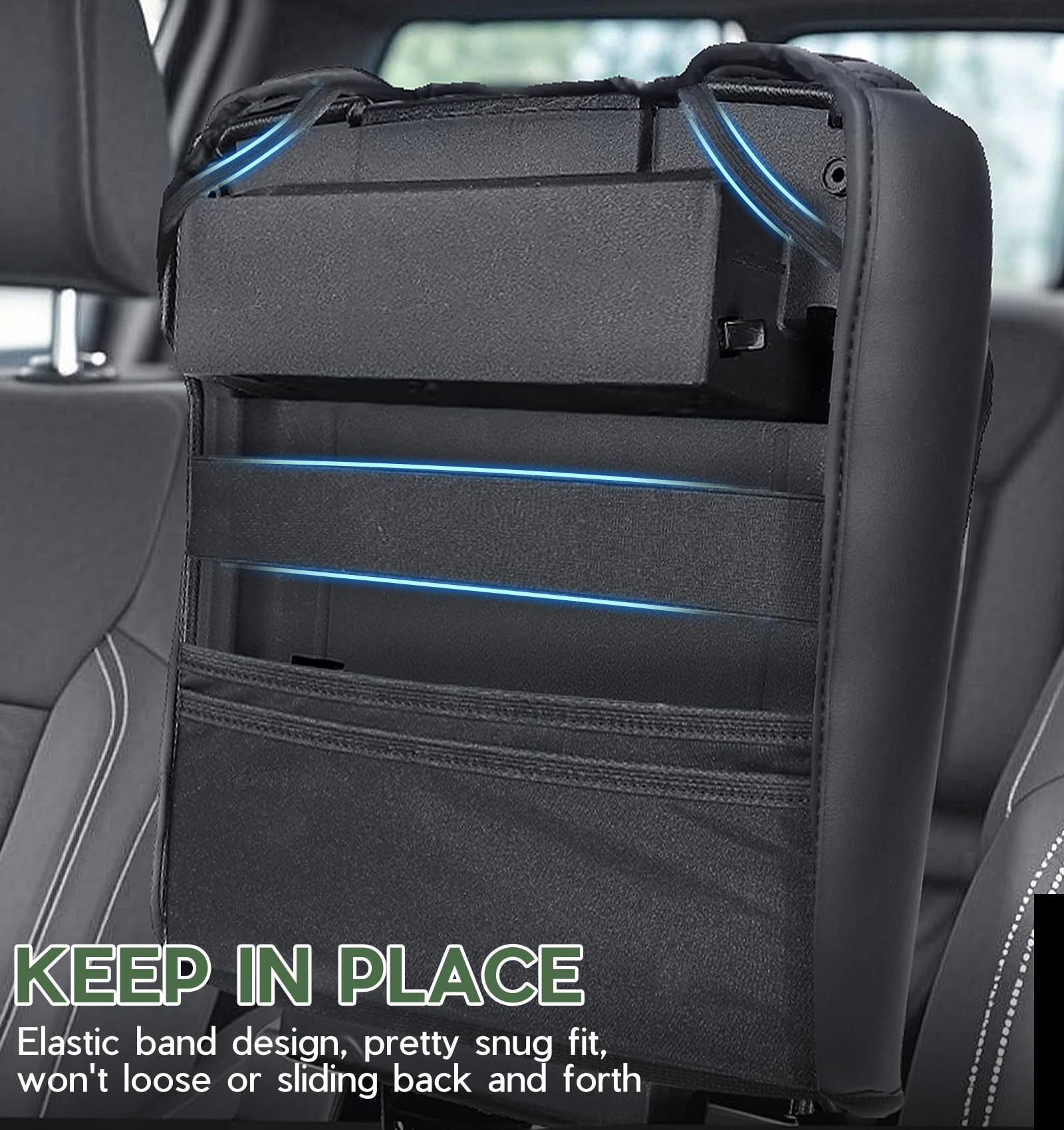 Center Console Cover For Ford F150 2021 2022 2023 2024 2025 Truck Interior Accessories, Pu Leather Armrest Middle Console Cover