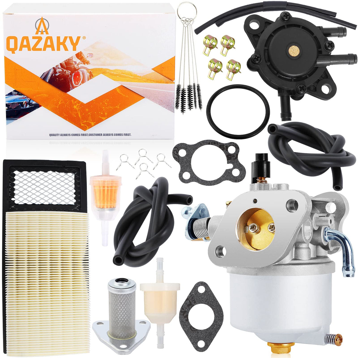 Qazaky Carburetor Compatible With Ezgo Golf Cart 295Cc Gas Robin Engine Medalist Txt Marathon Workhorse 26645-G01 26645-G03 2664