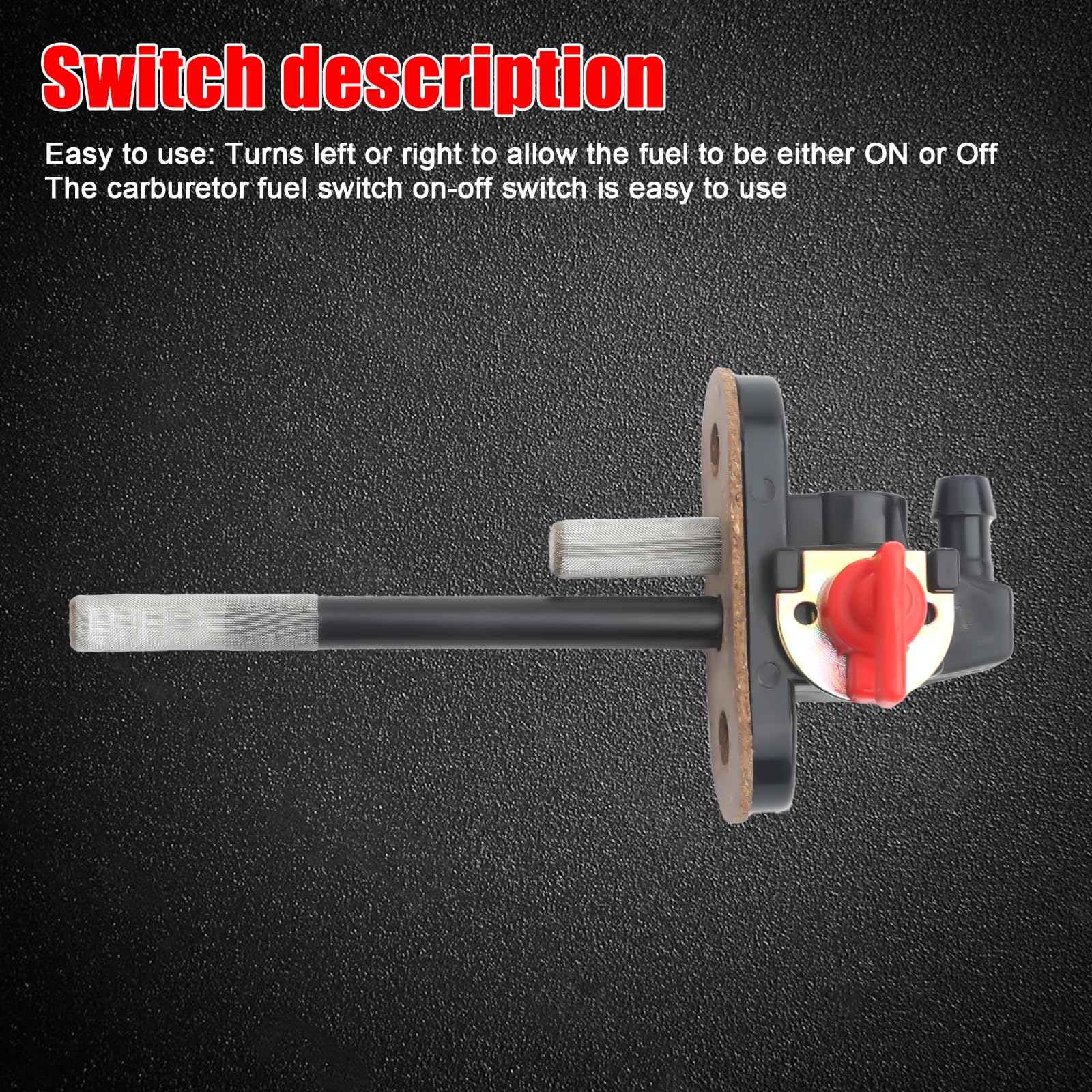 7051006 Petcock Fuel Shutoff Valve For 1993-2008 Polaris Scrambler Sportsman Magnum Trail Blazer 250, Trail Boss 250