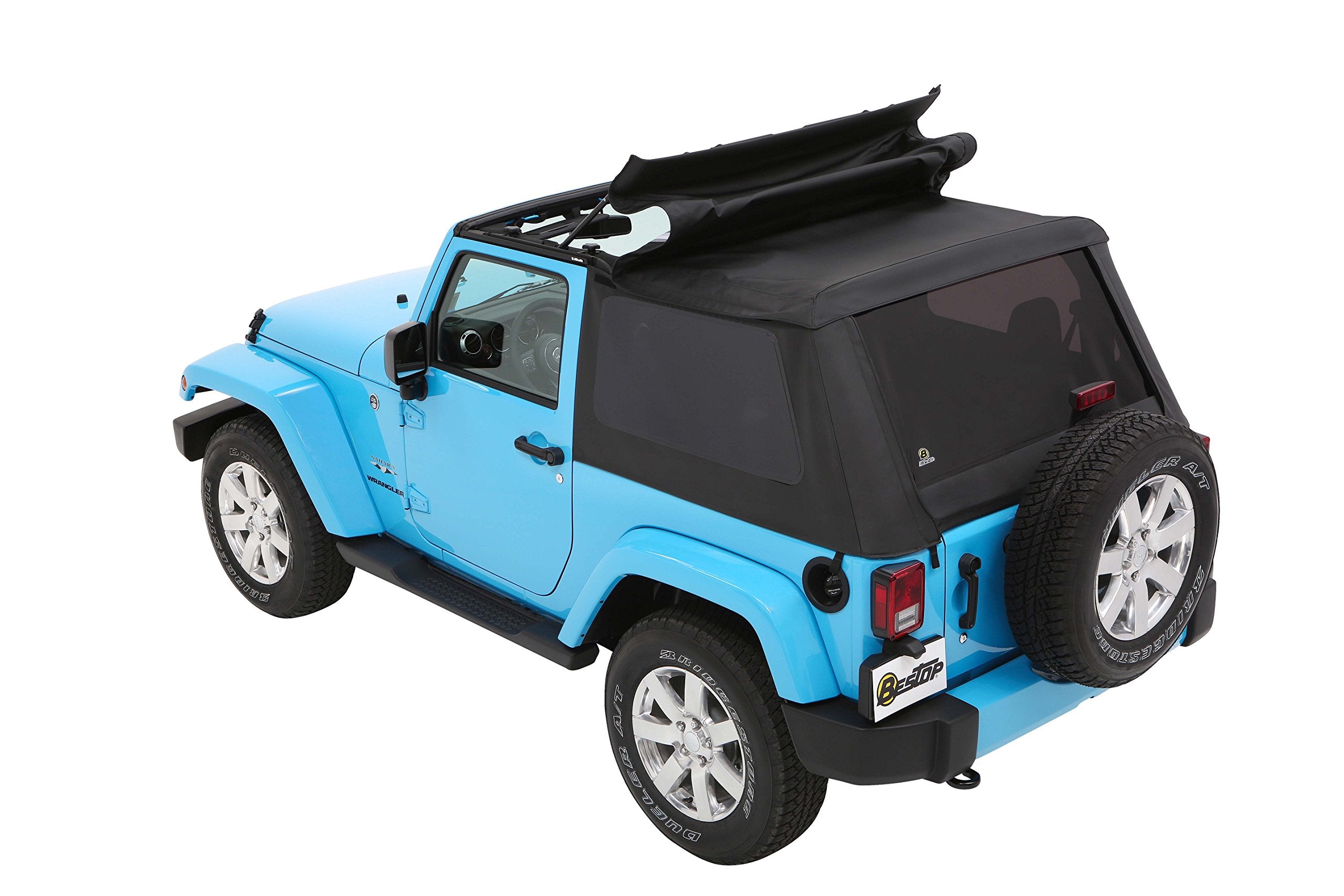 Bestop 56852-35 Black Diamond Trektop For 2007-2018 Jeep Wrangler Jk 2-Door