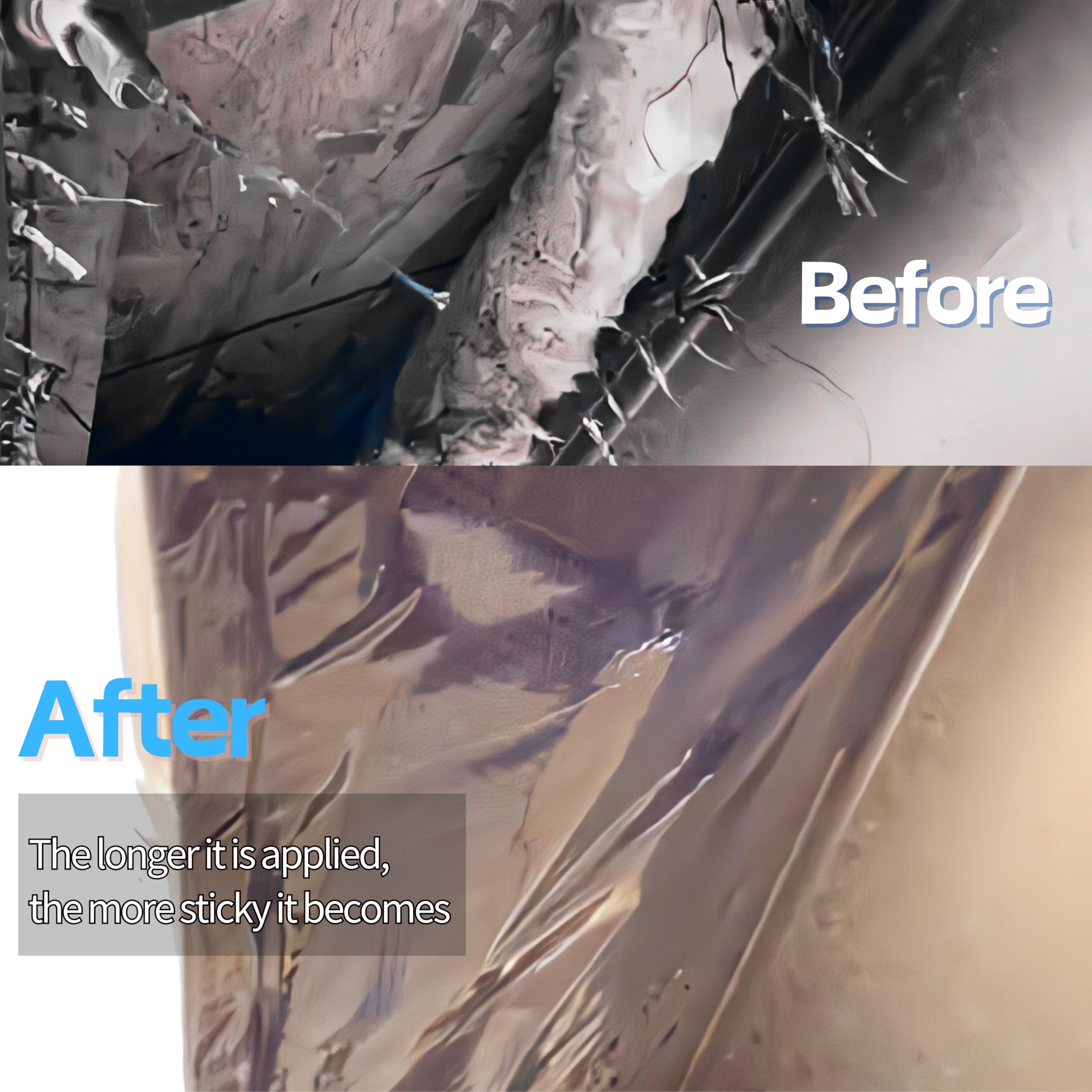 CHUANGSEED RV Underbelly Tape Flexible Waterproof Fabric Repair Tape, Thick Sealing Patch for Mobile Home Belly, Camper, Travel