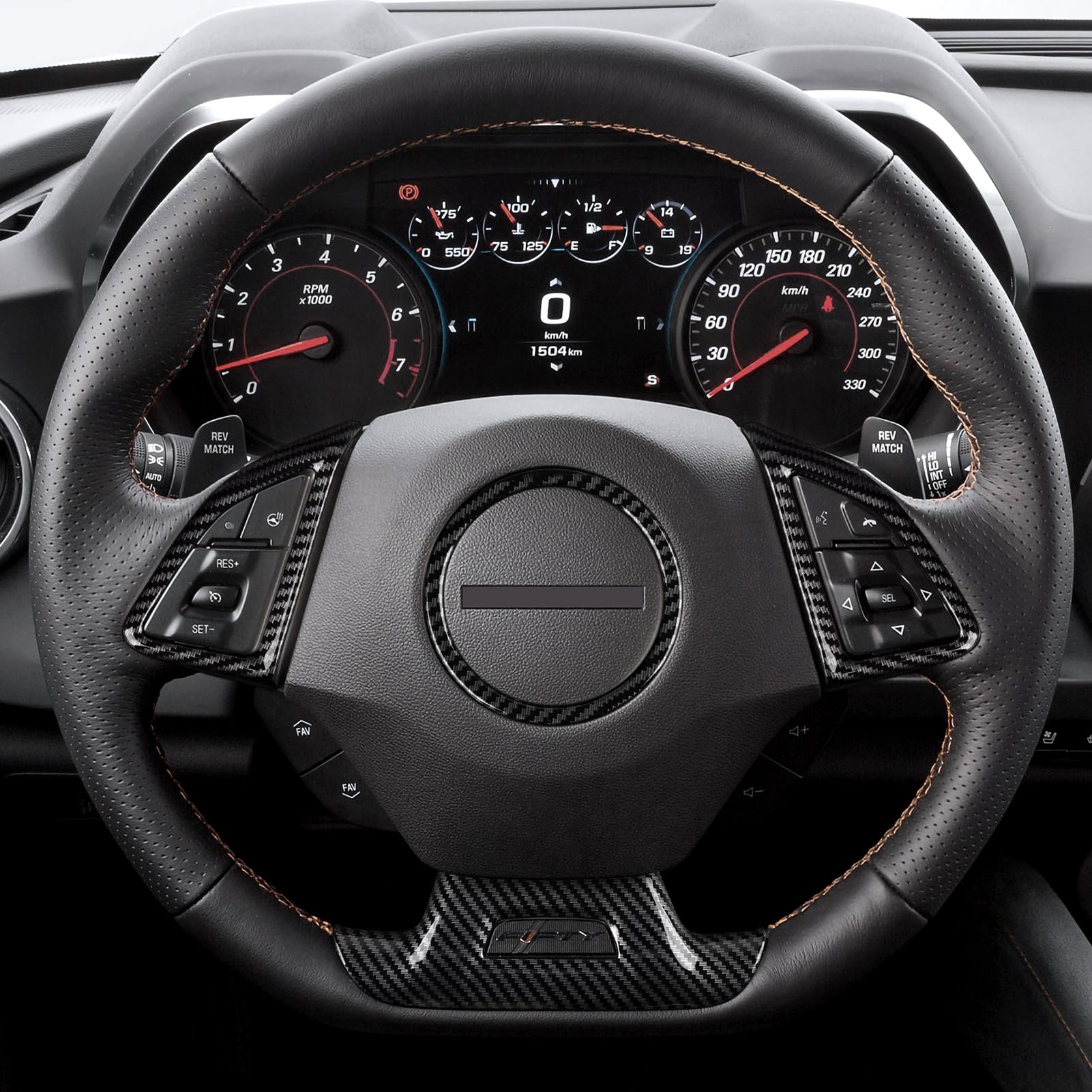 Car Sticker ABS Carbon Fiber Decal Interior Cover Trim for Chevrolet Camaro 2016 2017 2018 2019 2020 2021 2022 2023 2024 Accesso