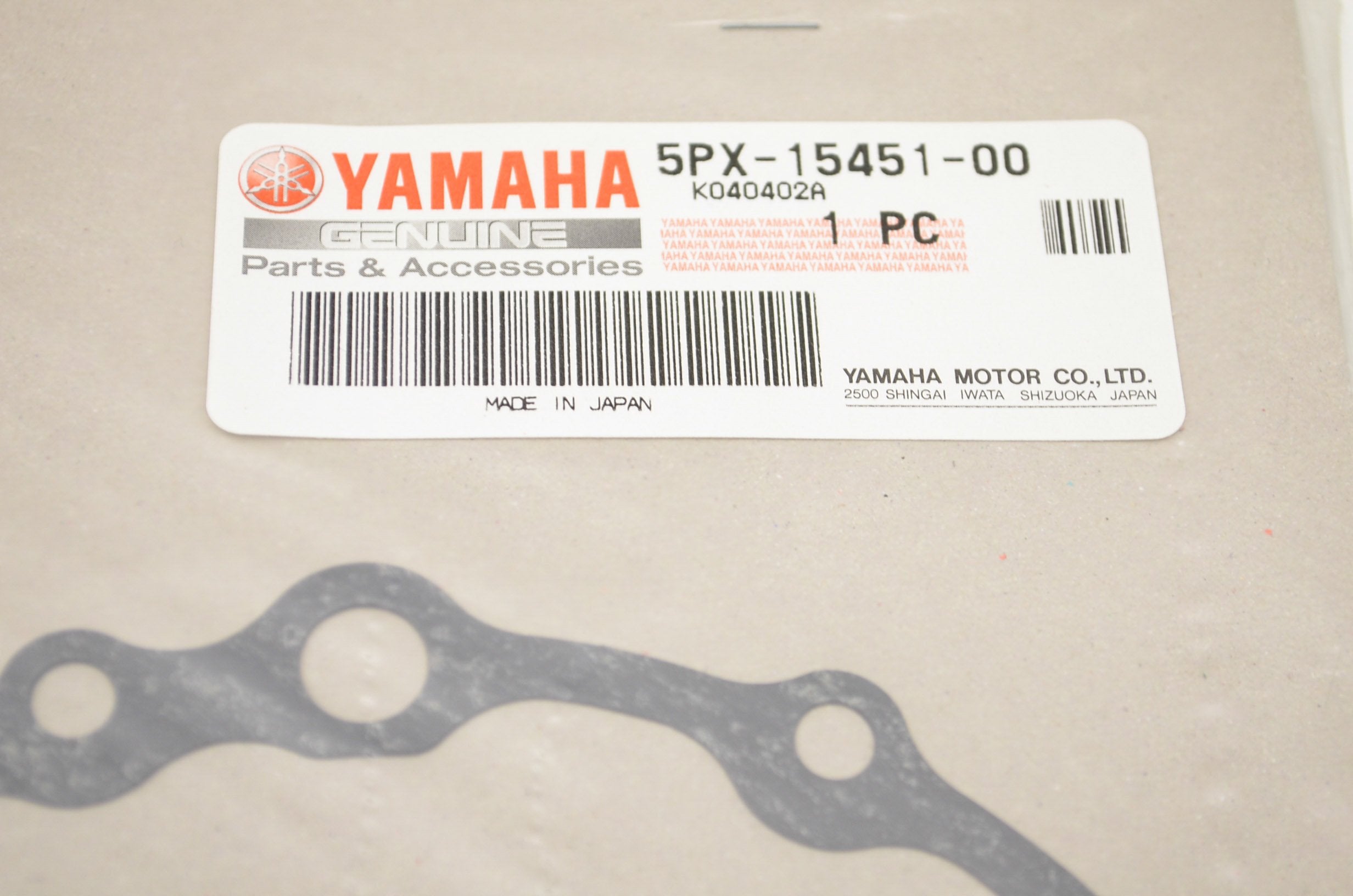 Yamaha 5Px-15451-00-00 Gasket, Crankcase Cover 1; New # 5Vn-15451-00-00 Made By Yamaha
