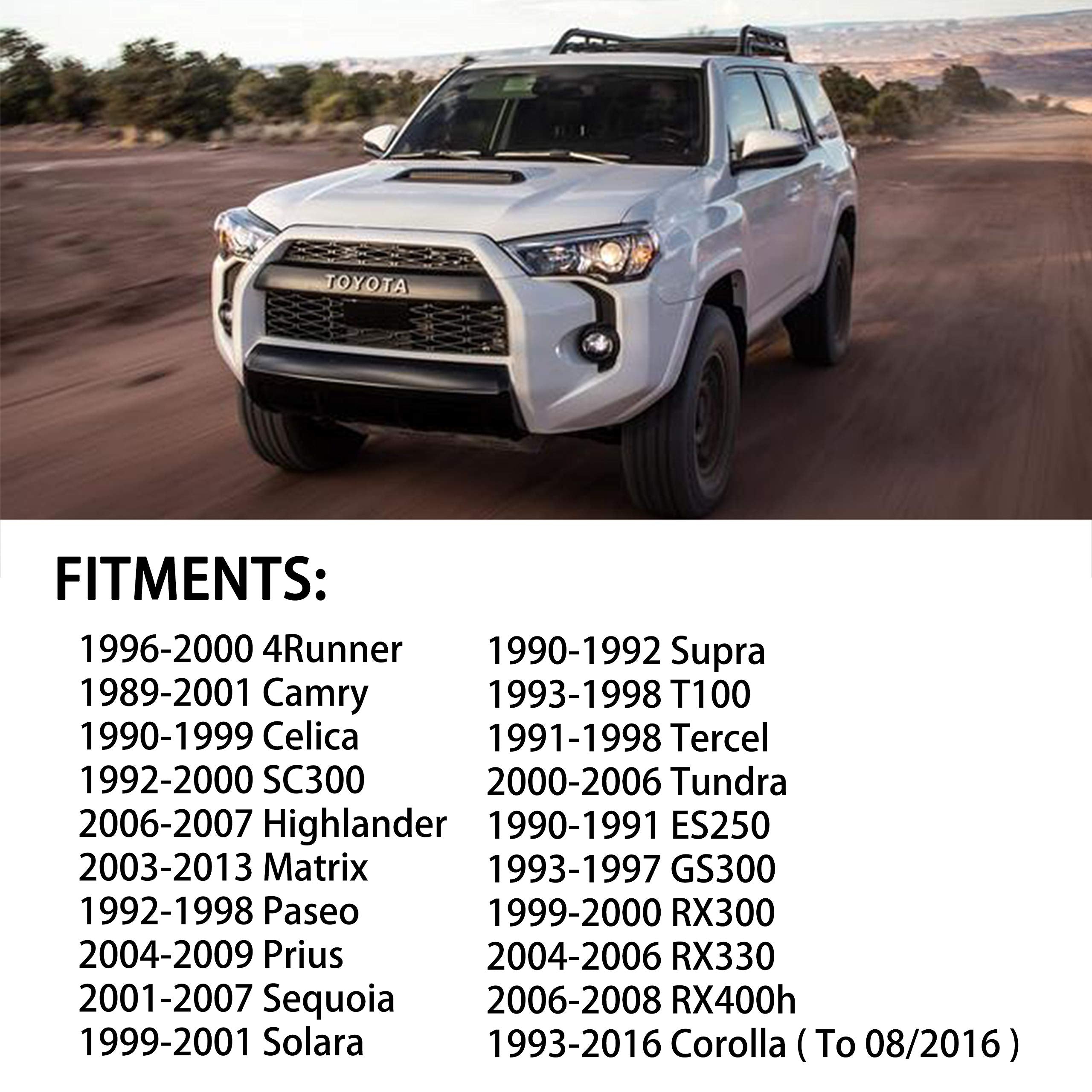 Fokes Radiator Cap Compatible With Toyota 4Runner Camry Celica Corolla Highlander Matrix Paseo Prius Sequoia Solara Supra T100 T