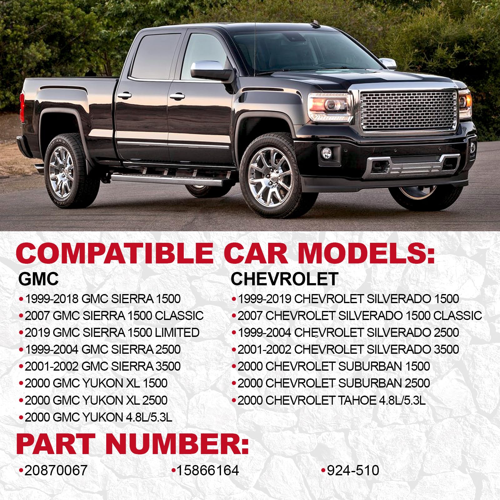 Hsbang Spare Tire Hoist Spare Tire Winch Carrier Hoist Compatible with Chevy Silverado 1500 2500 3500 Suburban Tahoe 1999-2017,G