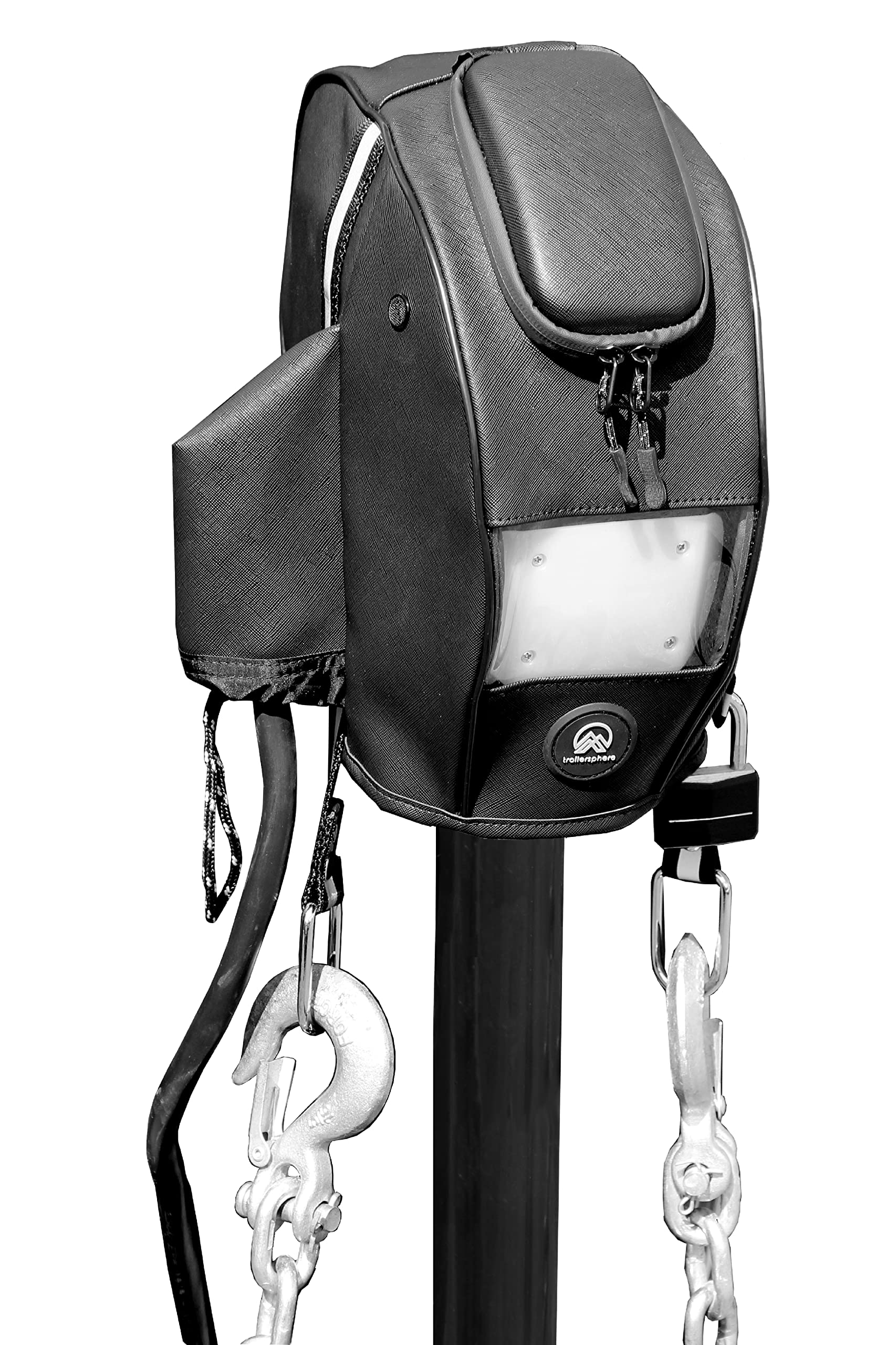 Clever Cover For Fic (2Nd Generation) Jack By Trailersphere Custom Electric Tongue Jack Cover For Trailer, Rv, Camper, Chains Holder, Plug Protector, Sun And Waterproof (Fic Jack Cover #2)