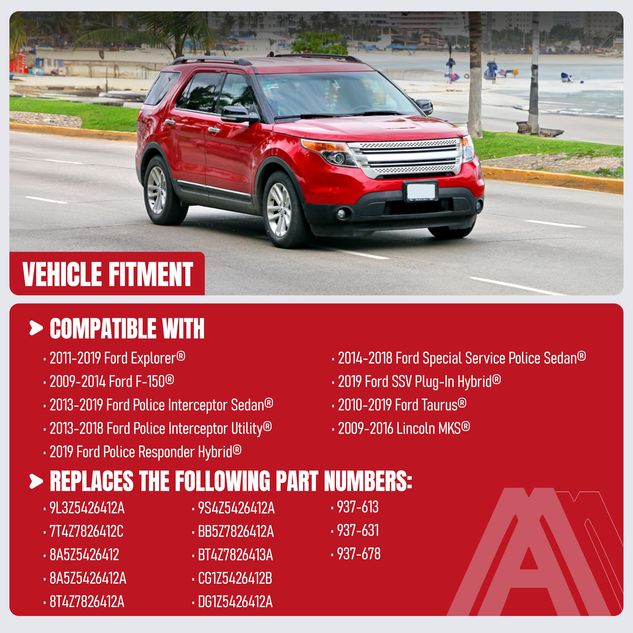 Door Lock Latch Actuator Replacement By Aa Ignition - Rear Right Passenger Side - Replaces 9L3Z5426412A, 7T4Z7826412C - Fits For