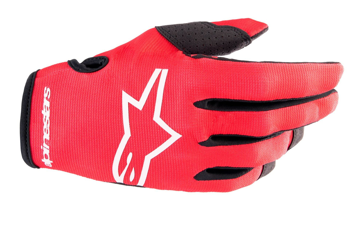 Alpinestars 3561823-3120-S: Radar Gloves Mars Red/White Sm