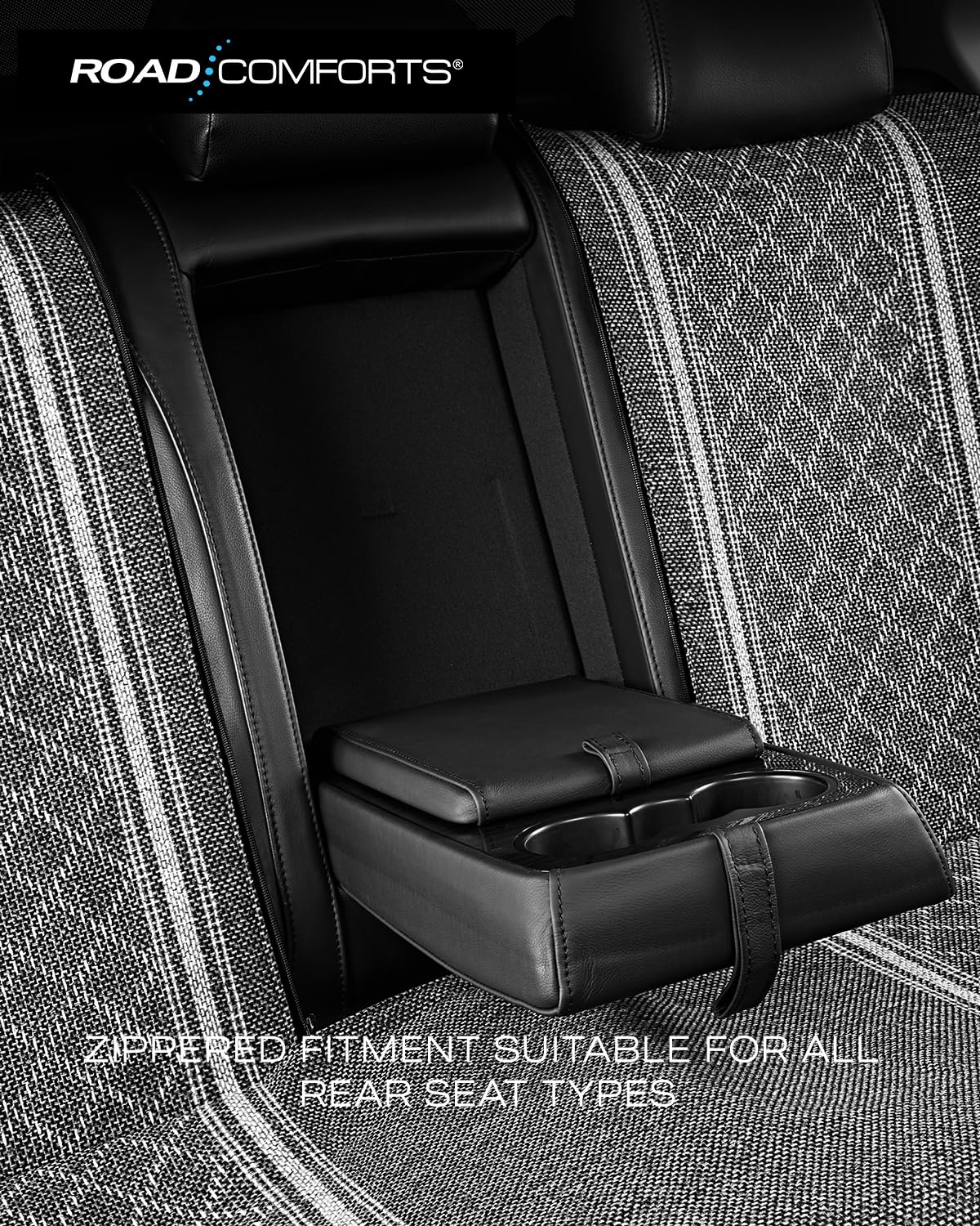 Road Comforts Baja Blanket Seat Covers Gray Diamond Bucket Seat Covers Low Back Full Set - Jacquard Fabric, Airbag Compatible, U