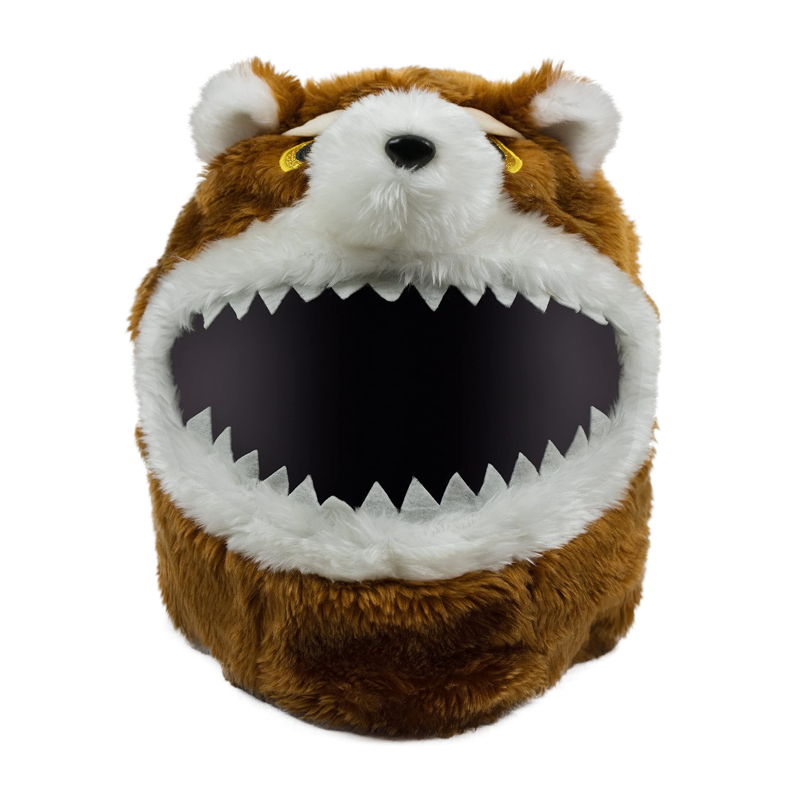 Moto Loot Helmet Cover For Motorcycle Helmet, Fun Rides And Gifts (Cover Only. Helmet Not Included) - Angry Teddy