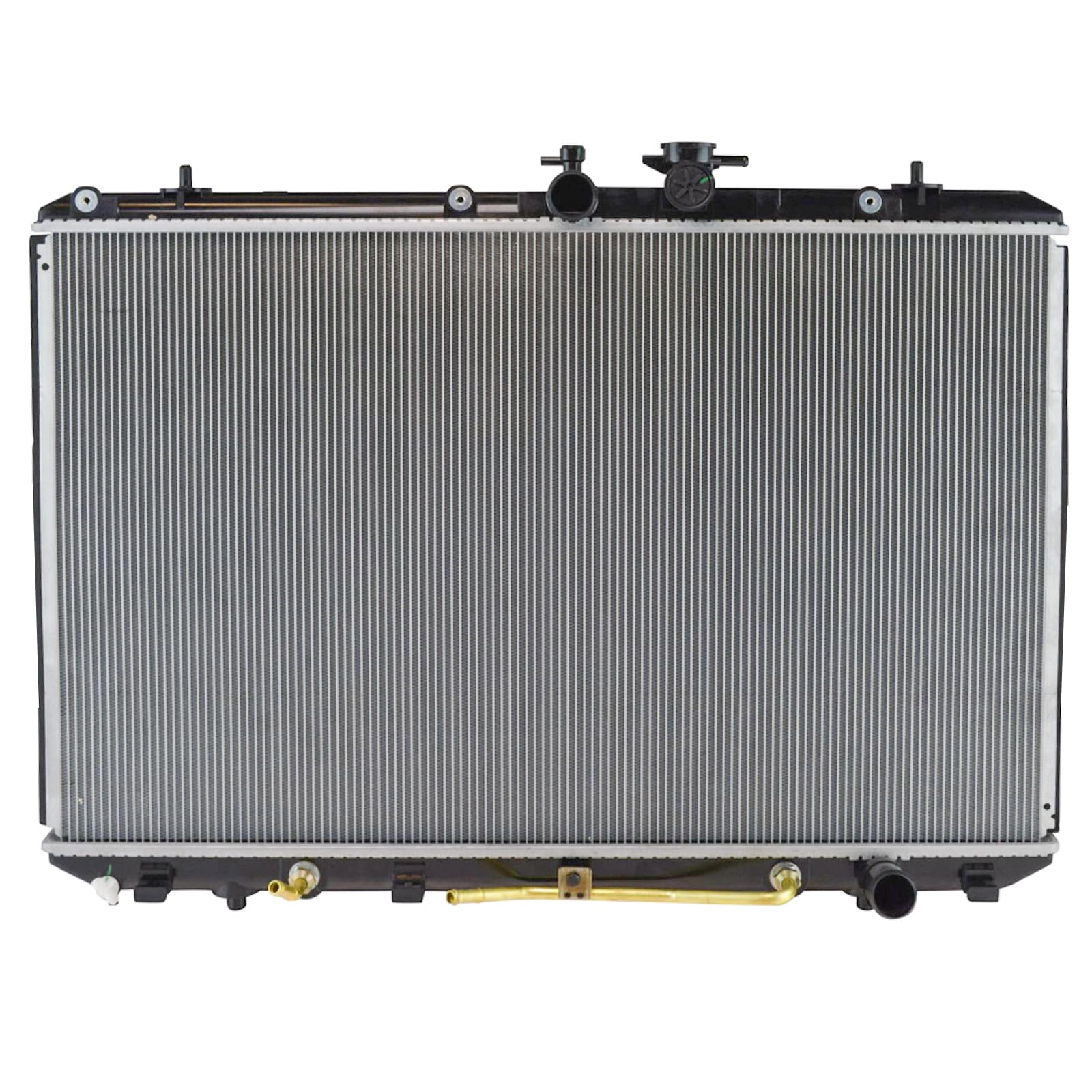 Trq Radiator Assembly Aluminum Core Compatible With 08-13 Toyota Highlander Cu13024 To3010319 To3010320