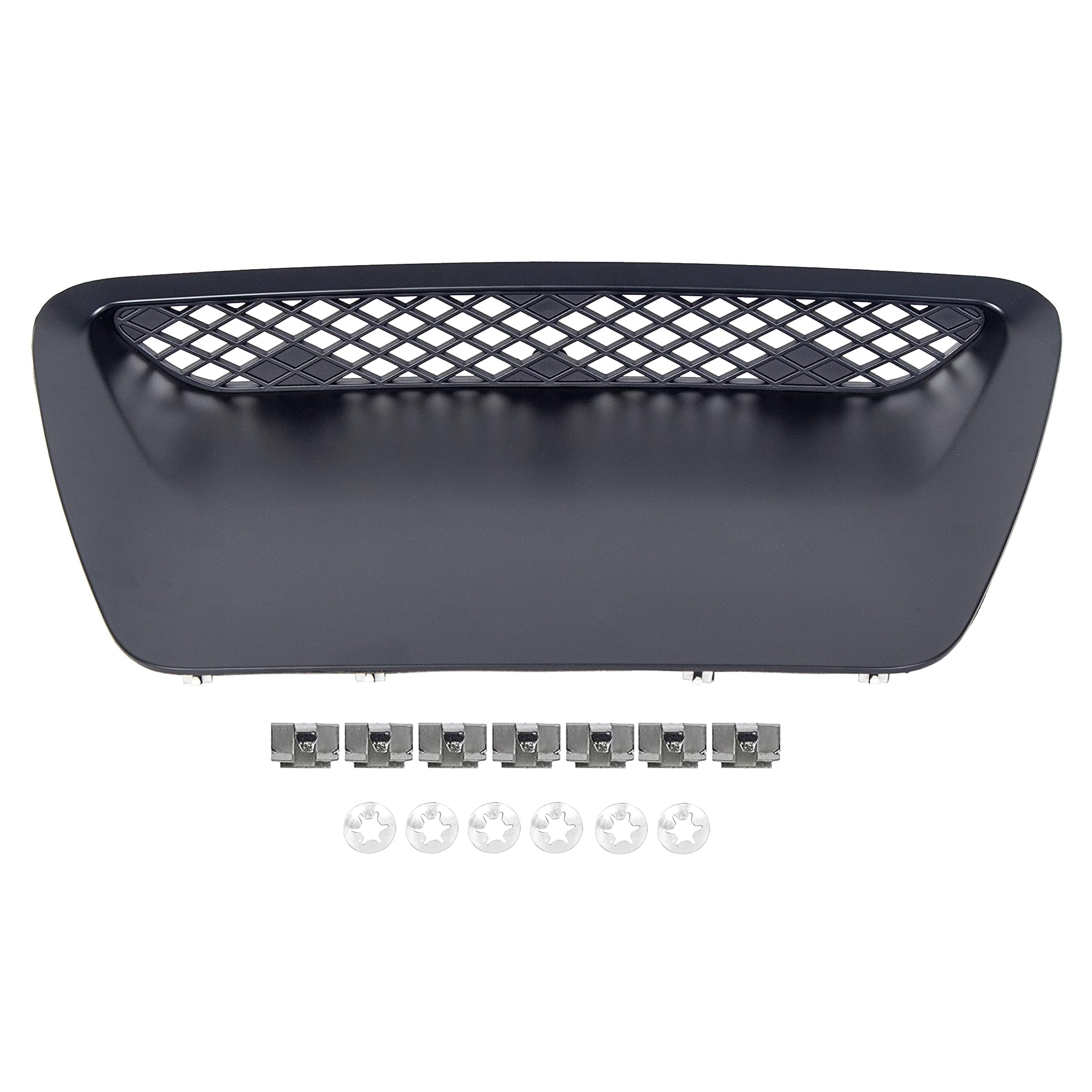 ECOTRIC Front Hood Scoop Molding Bezel Compatible with 2004-2005 Dodge Ram 1500 SRT Replace for YL23TZZAB 5029770AA Air Flow Intake Scoop Cover Hood Vent Grille