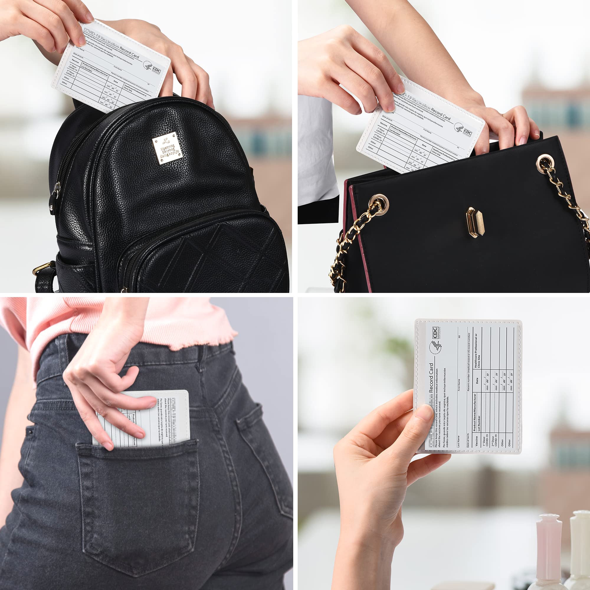 Pl Zmpwlq Vehicle-Glove-Box-Organizer,Car-Registration-And-Insurance-Holder With Magnetic Closure Leather-Car-Document-Holder For Cards Auto Car Document Wallet Case Essential Document Driver License