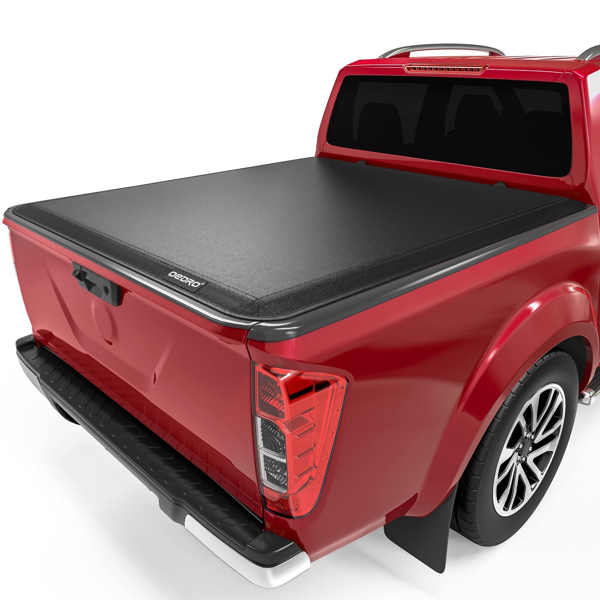 Oedro Soft Tri-Fold Truck Bed Tonneau Cover Compatible With 2005-2025 Nissan Frontier(Not For M  Xico) 5 Feet Bed