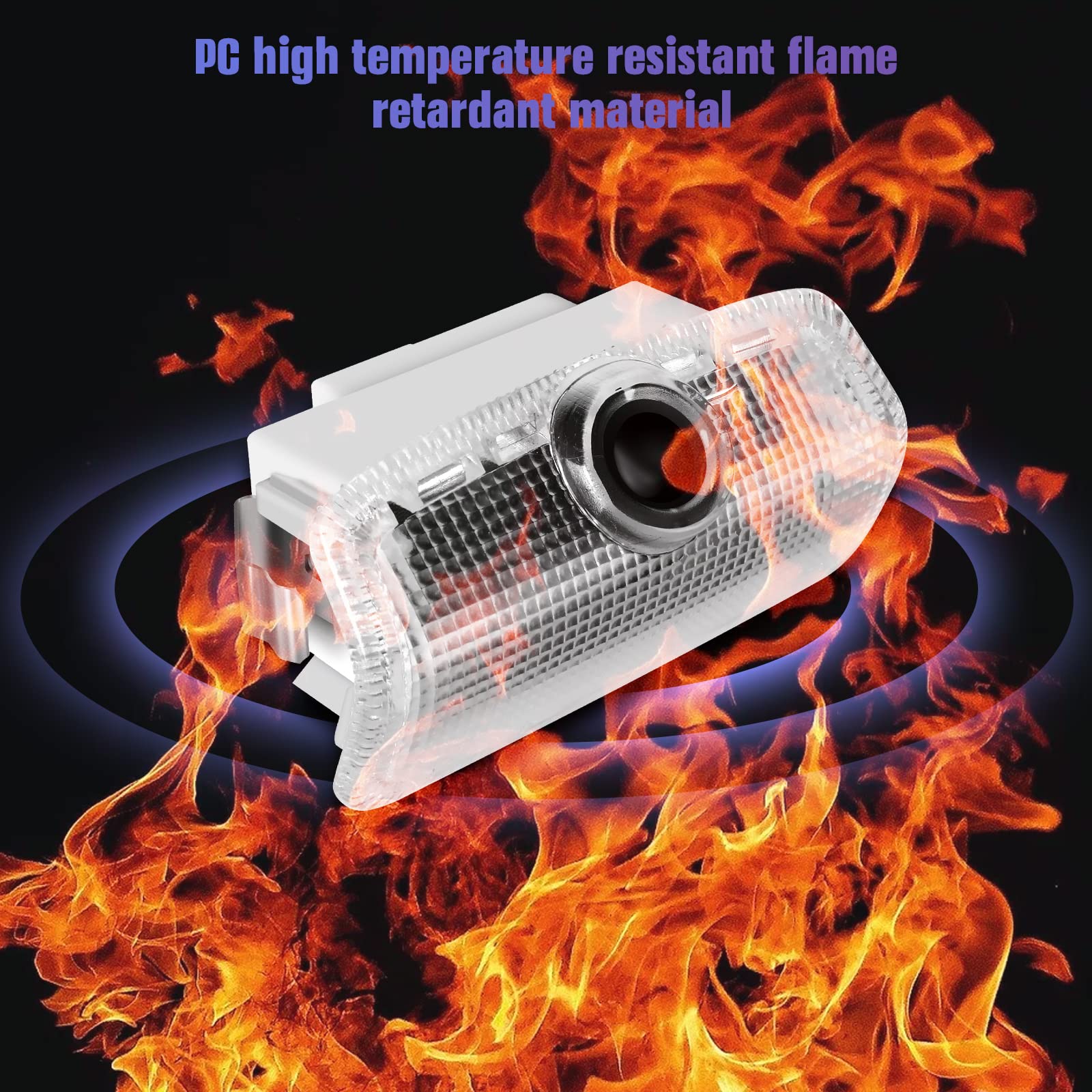 No Fade Car Door Lights Logo Compatible With Infiniti, Led Welcome Lights Accessories For Q50 Q60 Q70 G25 G37 Qx50/56/60/70/80 M