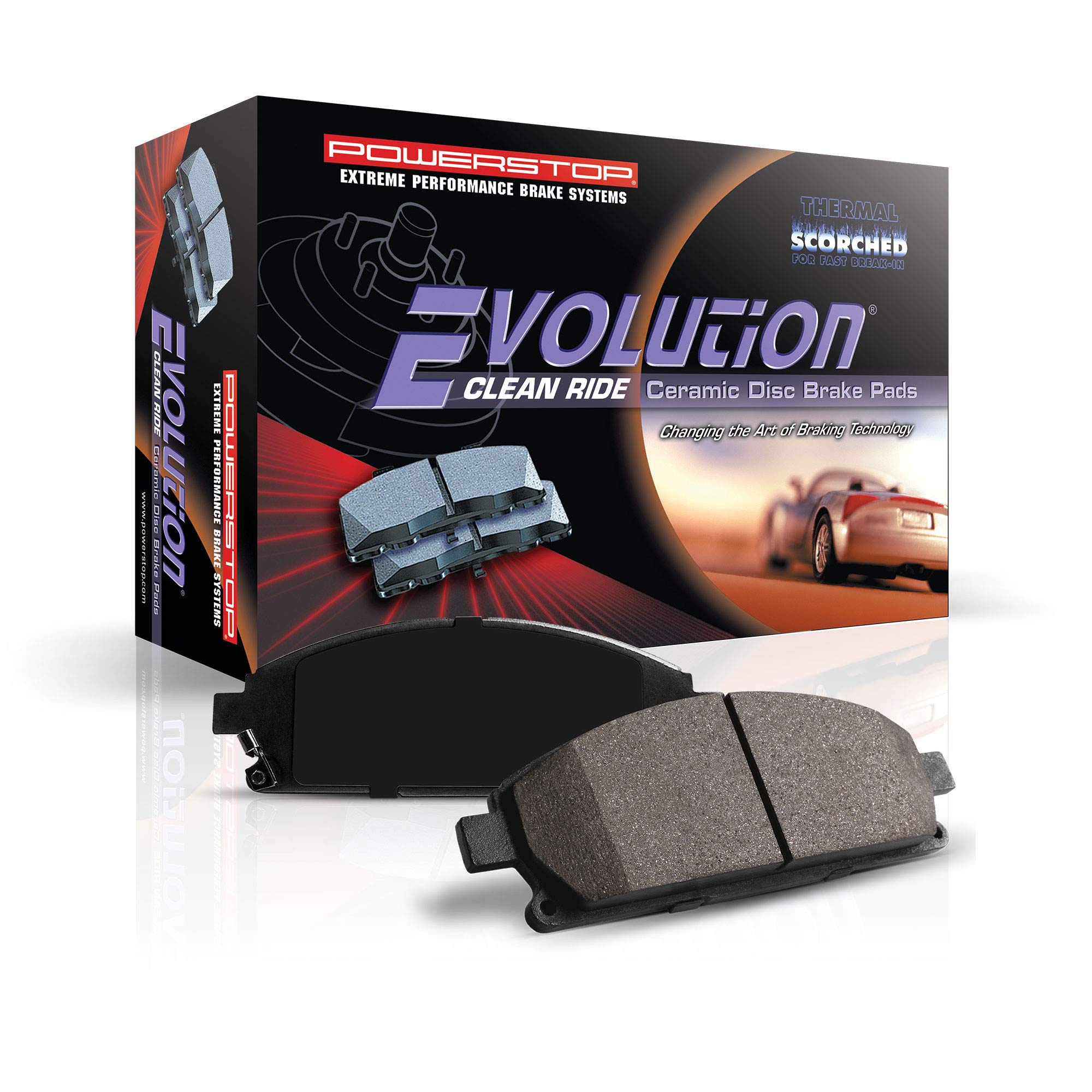 Power Stop 16-2170,Z16 Evolution Front Ceramic Brake Pads
