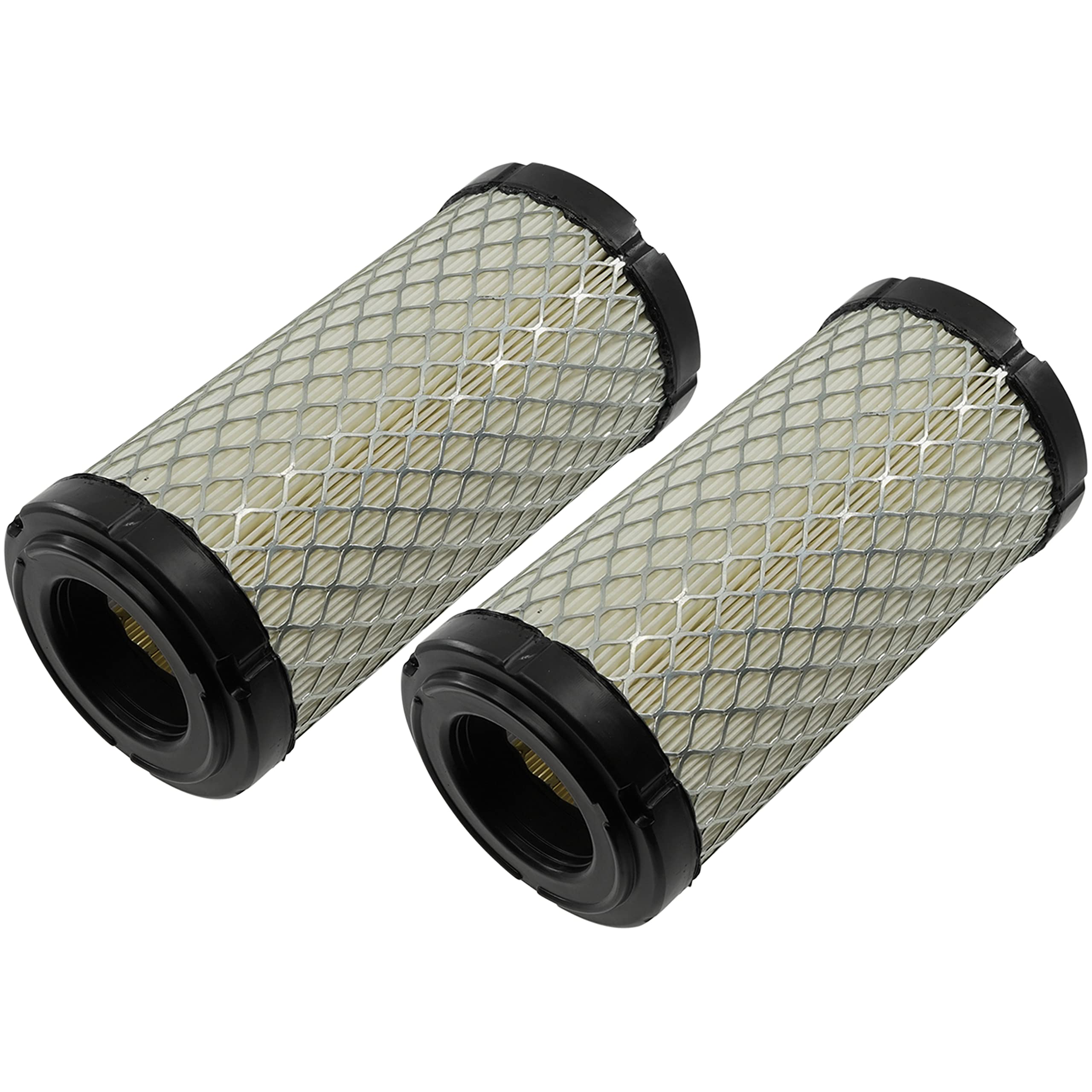 Caltric 2x Air Filter Compatible with Kawasaki Mule Pro-Fxt KAF820 2015-2020 / EPS LE CAMO 2015-2017
