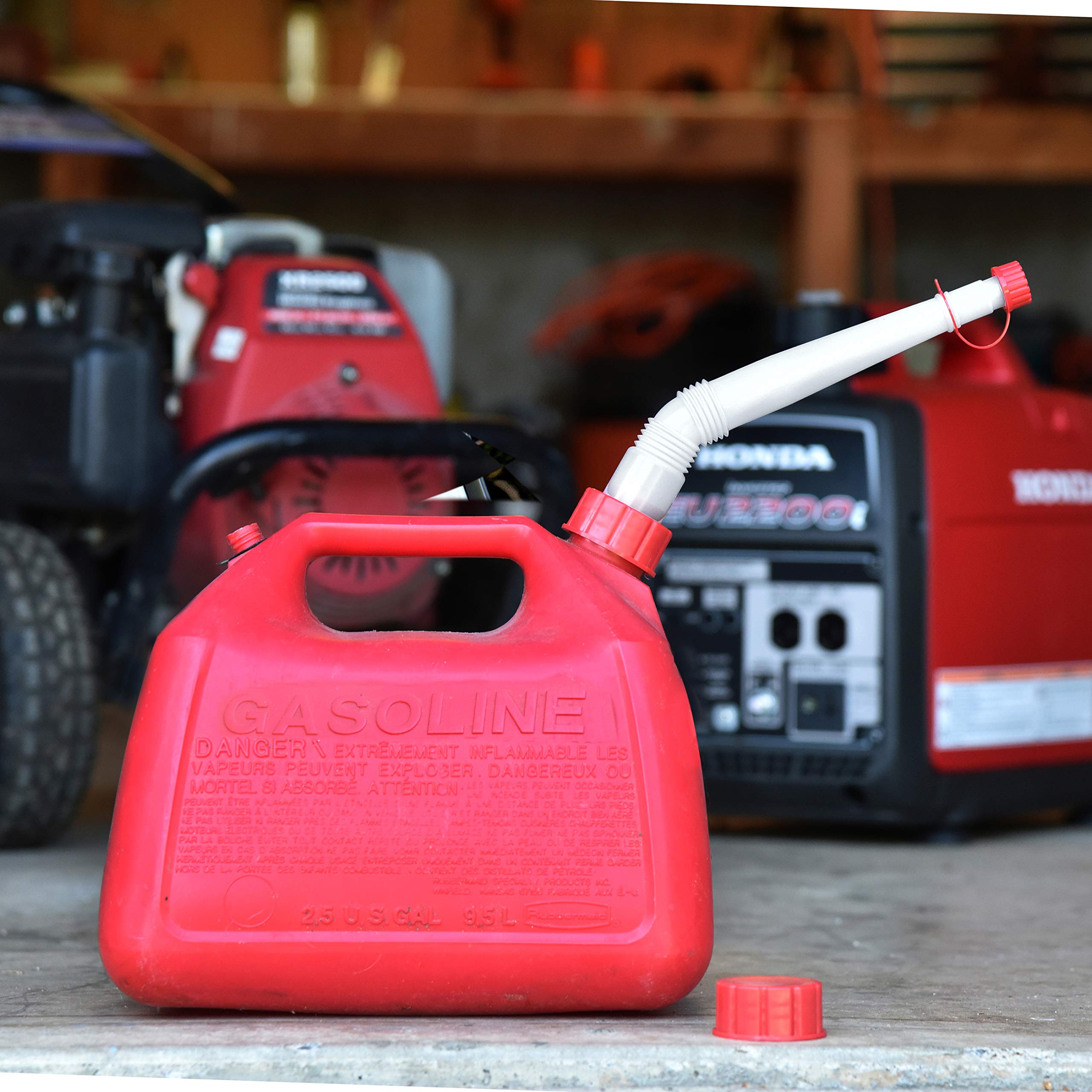 Cm Concepts® Gas/Water Can Long Angled Spill-Free Spout Nozzle & Vent Replacement Kit W/Filter Screen Old Style (2)