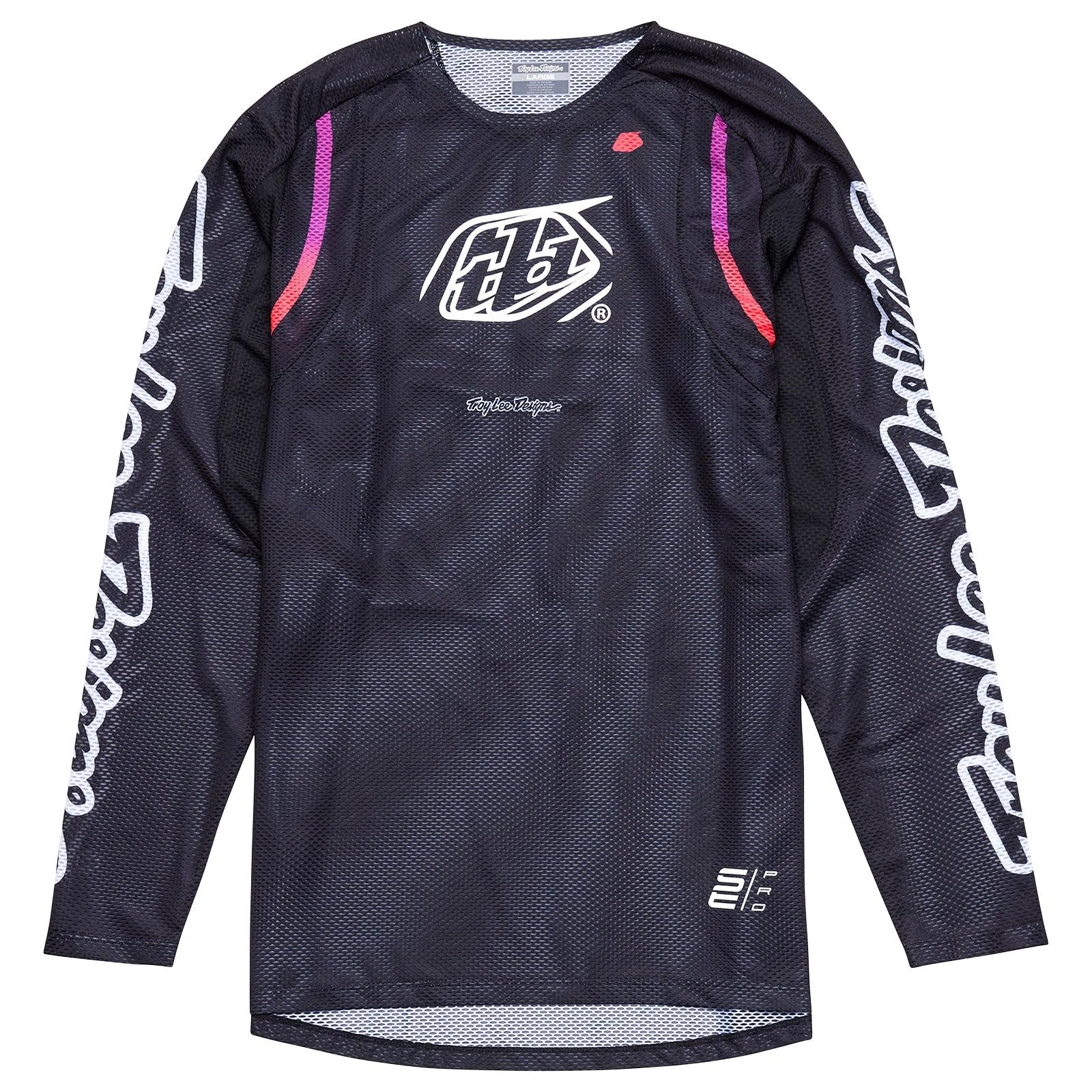 Troy Lee Designs SE Pro Air Adult Moto Jersey, Pinned Black, Small