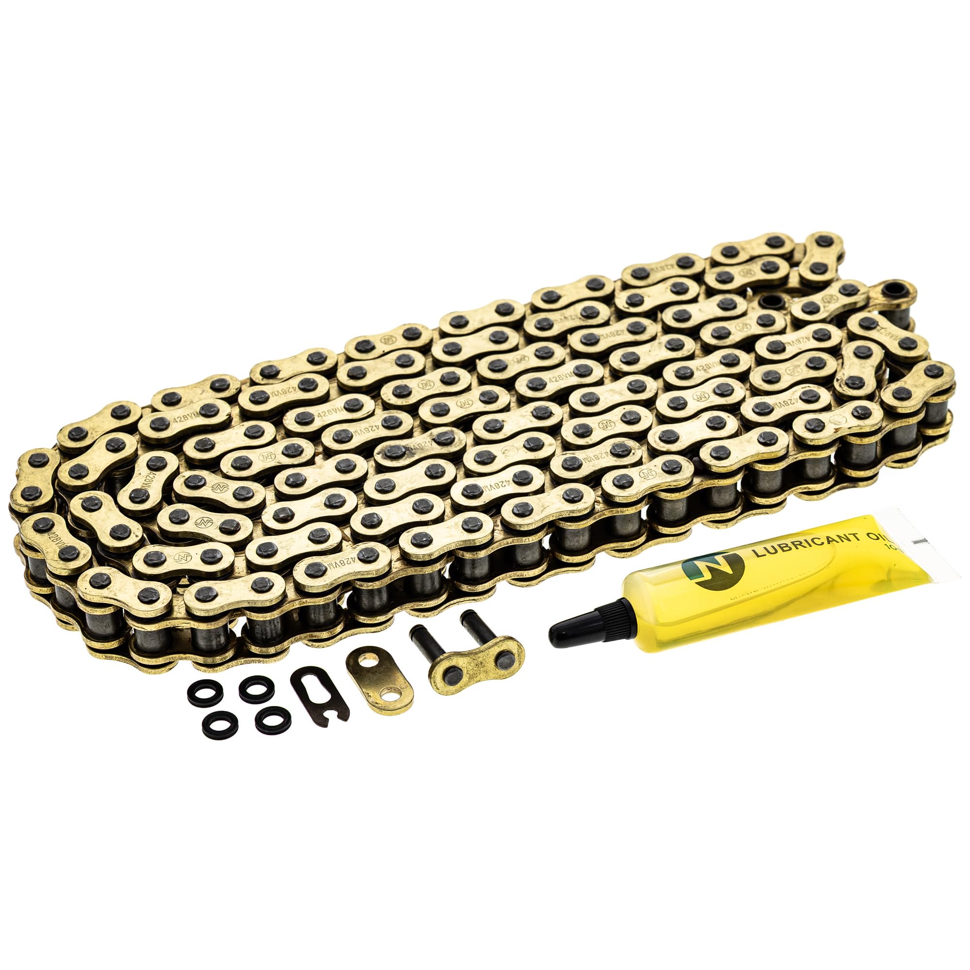 Niche Gold 428 X-Ring Chain 134 Links With Connecting Master Link