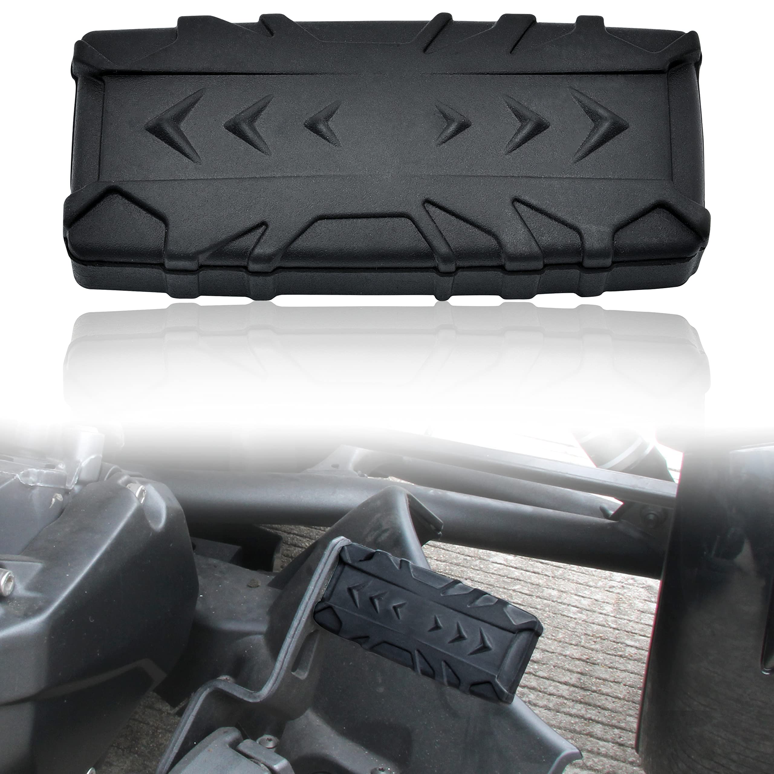 SAUTVS Black Larger Brake Pedal for Can Am Spyder, Extended Brake Foot Rest Peg Pedal Footboards for Can-Am Spyder F3 All models