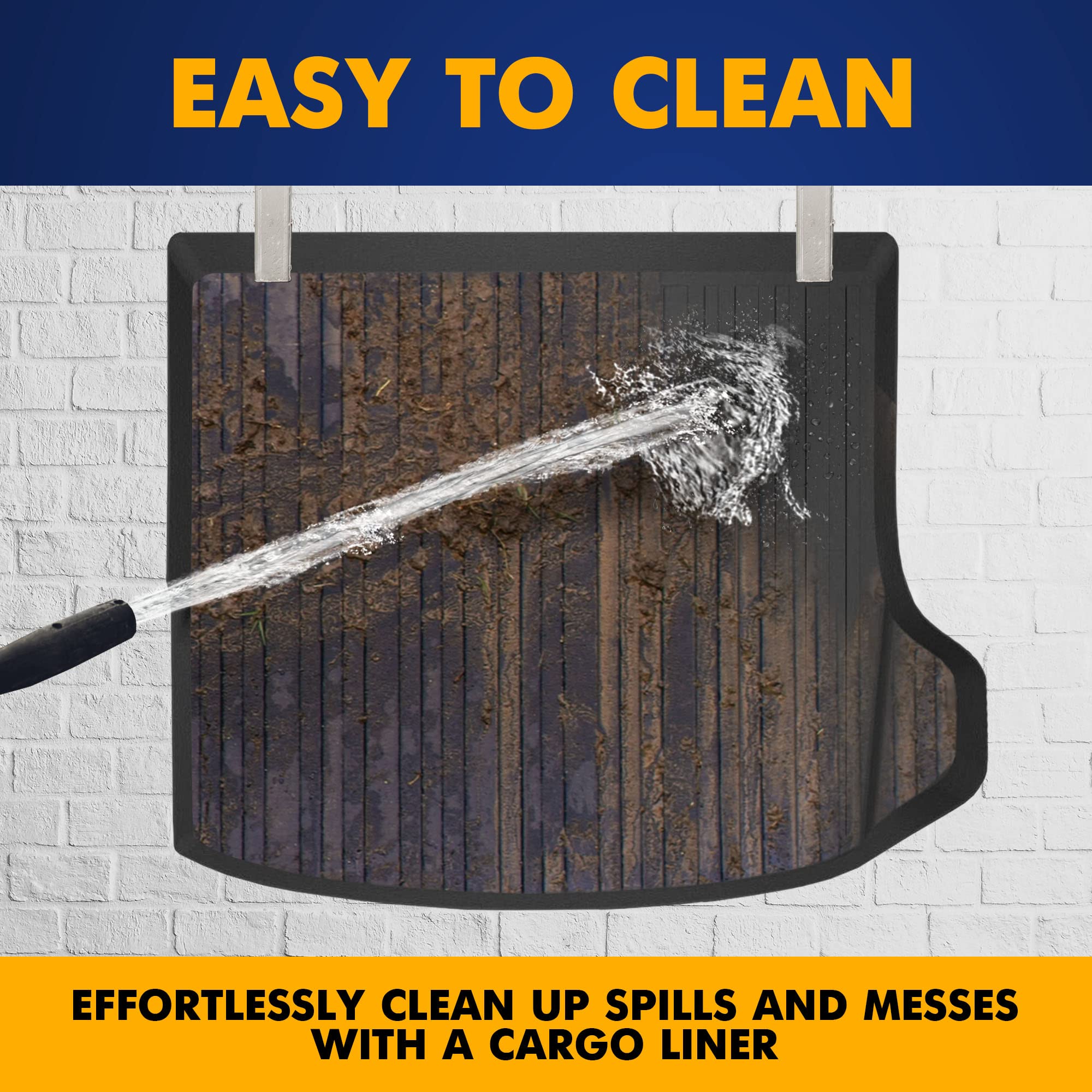 Premium Cargo Liner For Jeep Grand Cherokee 5 Seat Model Trunk Layout Behind 2Nd Row 2022-2025 - 100% Protection - Car Trunk Mat - All-Season Cargo Mat - 3D Shaped Laser Measured Trunk Liners