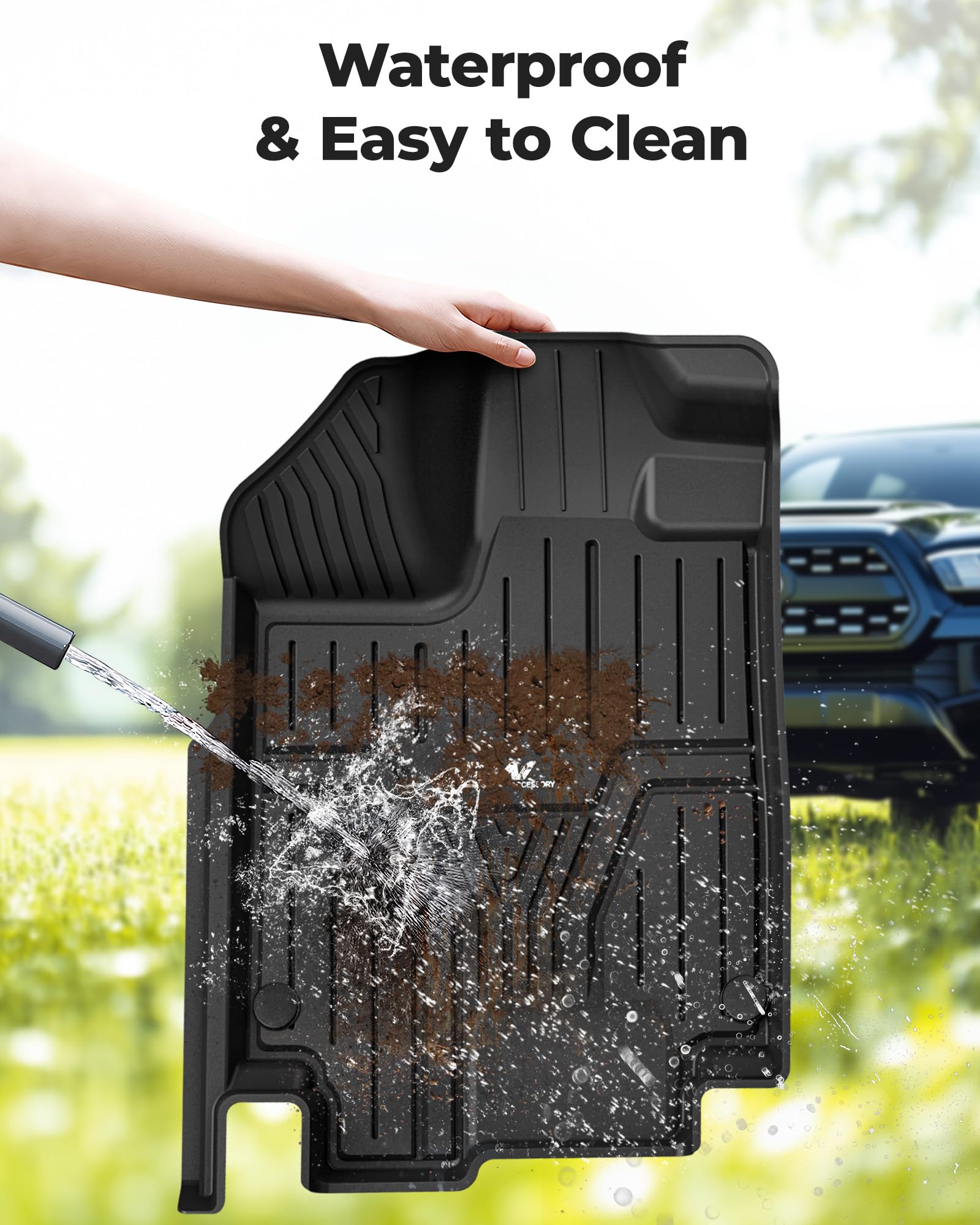 3W Floor Mats & Cargo Liner Fit For Honda Odyssey 2025 2024 2023 2022 2021 2020 2019 2018 Mini Passenger Van, All Weather Tpe Fl