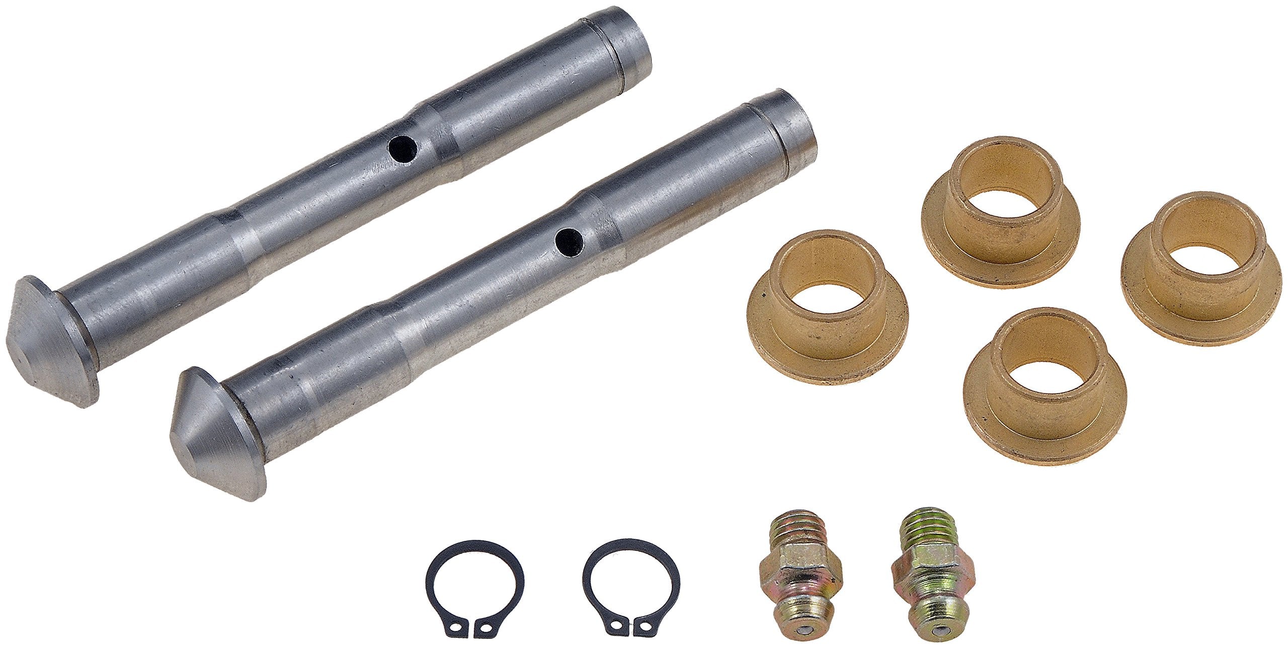 Dorman 38455 Door Hinge Pin And Bushing Kit - 2 Pins, 4 Bushings, 2 Fittings And 2 Clips Compatible With Select Chevrolet / Gmc 