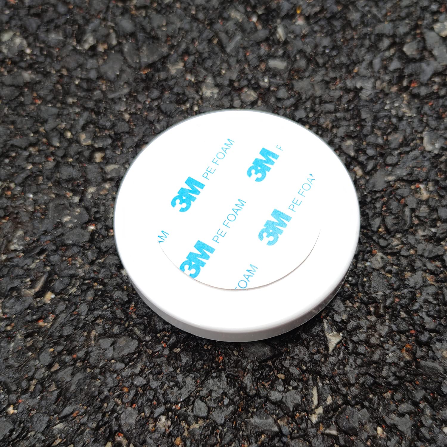 Esreake 2Pcs Extra Large Blind Spot Mirror,Bigger Round Hd Glass Convex Rear View Mirror,Strong Adhesive Big Mirror For Car, Van, Suv And Trucks (3'(75Mm), White Frame)