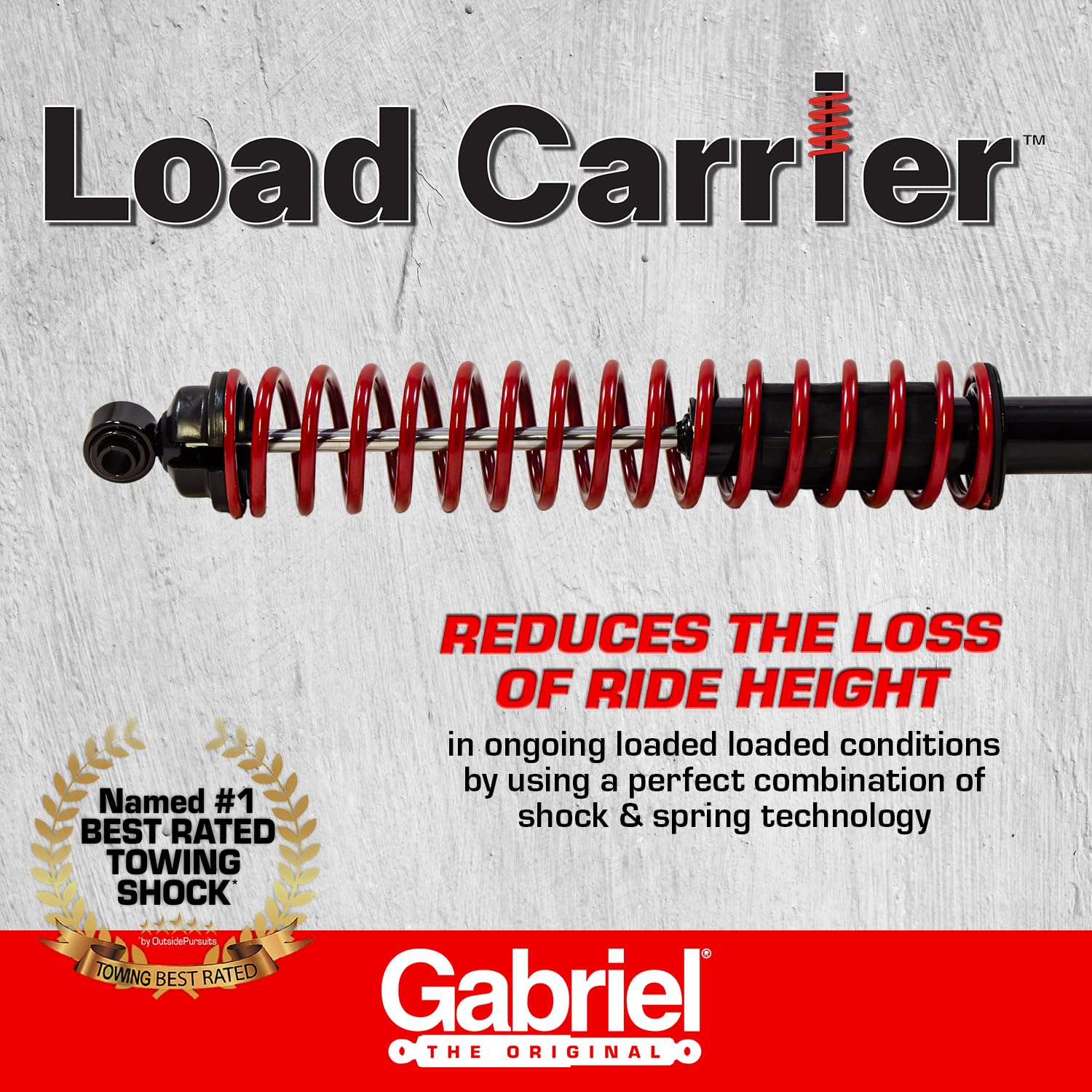 Gabriel 34052 Load Carrier Front Towing Shock Absorbers with Coil Springs for select models Dodge, Plymouth - (1 Pair)