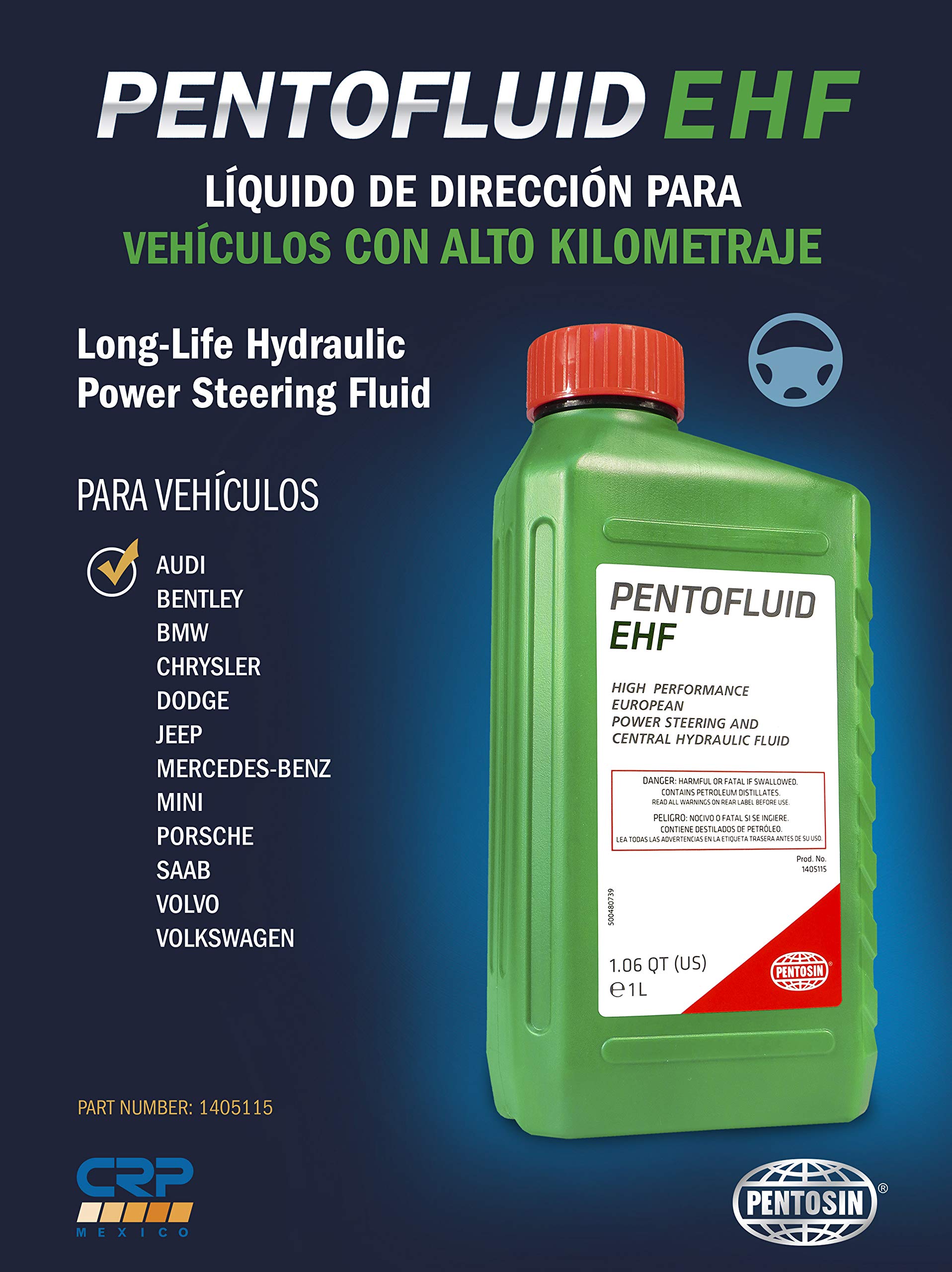 Pentosin 1405115 Hydraulic Fluid Ehf 1L