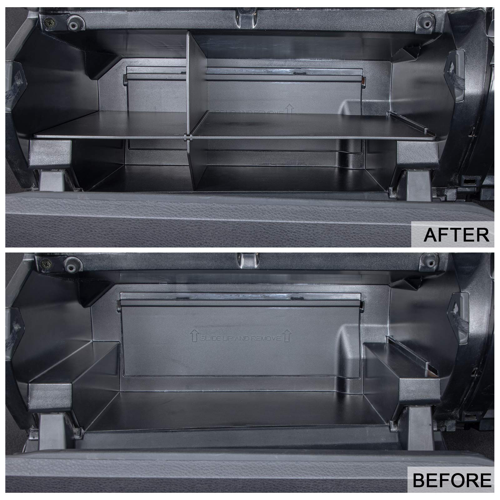 Jkcover Compatible With Toyota Tacoma Glove Box Dividers Organizer 2016 2017 2018 2019 2020 2021 2022 2023 Accessories,Insert Bo