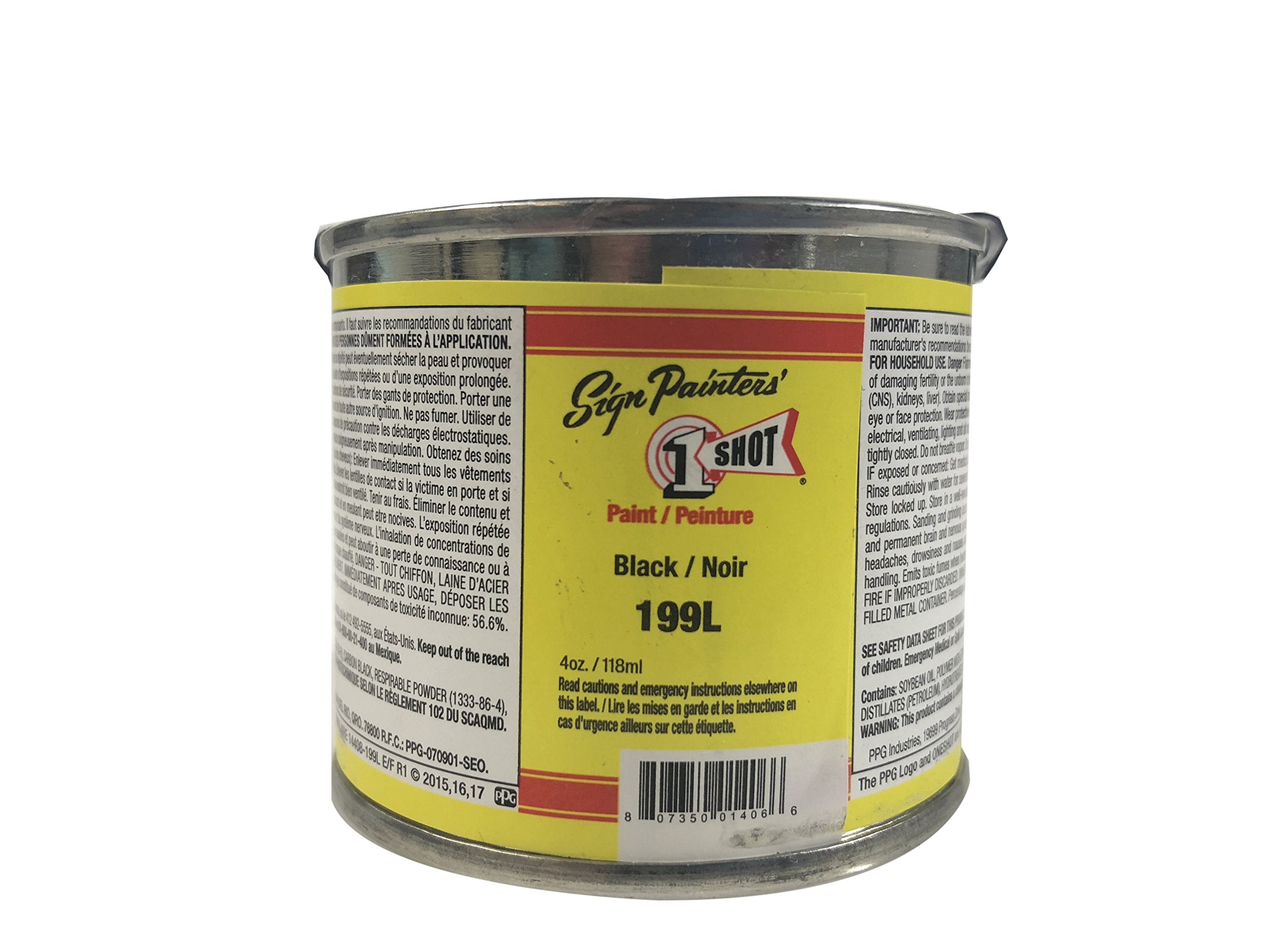 One Shot Black Quarter Pint