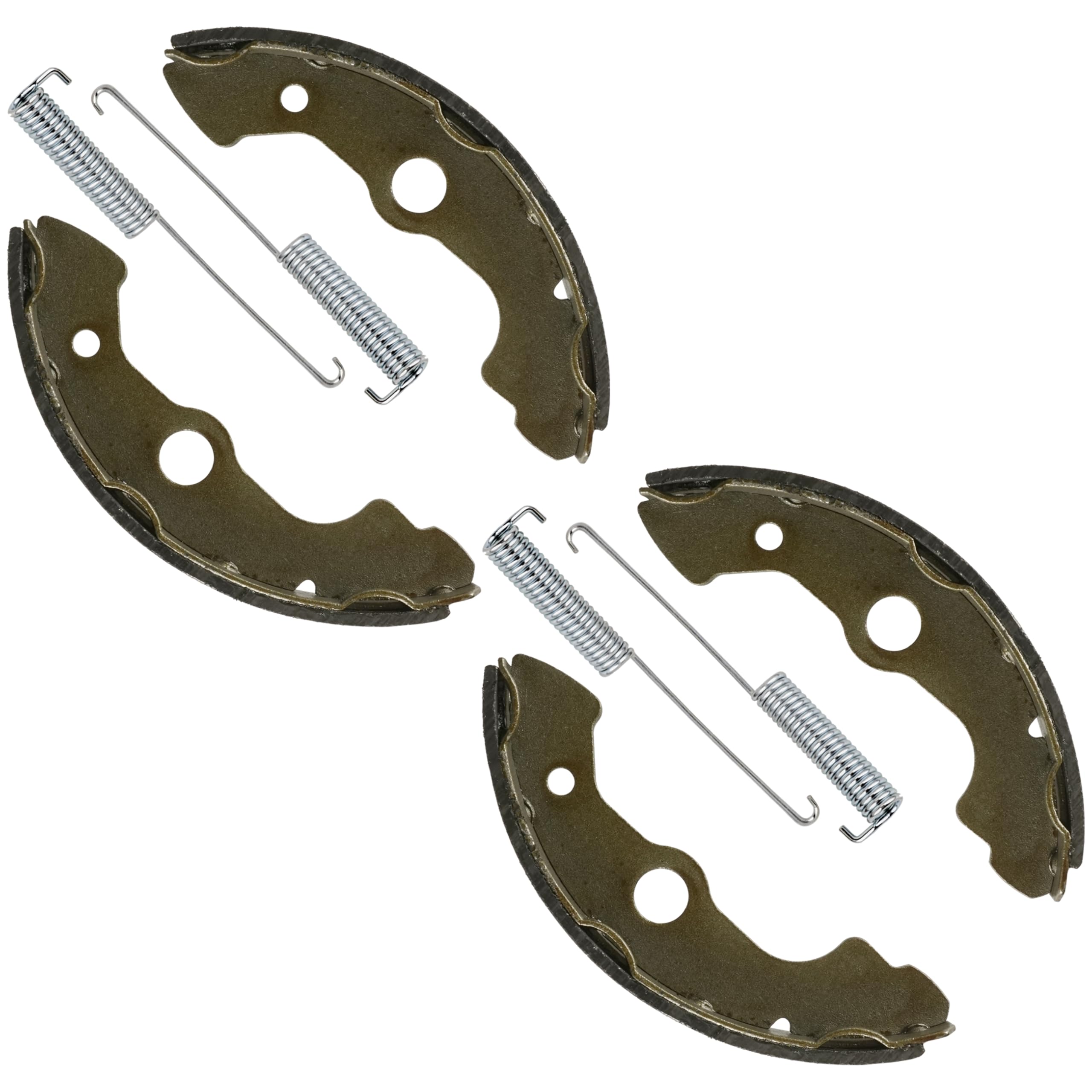 Caltric Front Brake Shoes Compatible With Honda Trx450Es Trx-450Es Fourtrax 450 Foreman Es 1998-2003 New